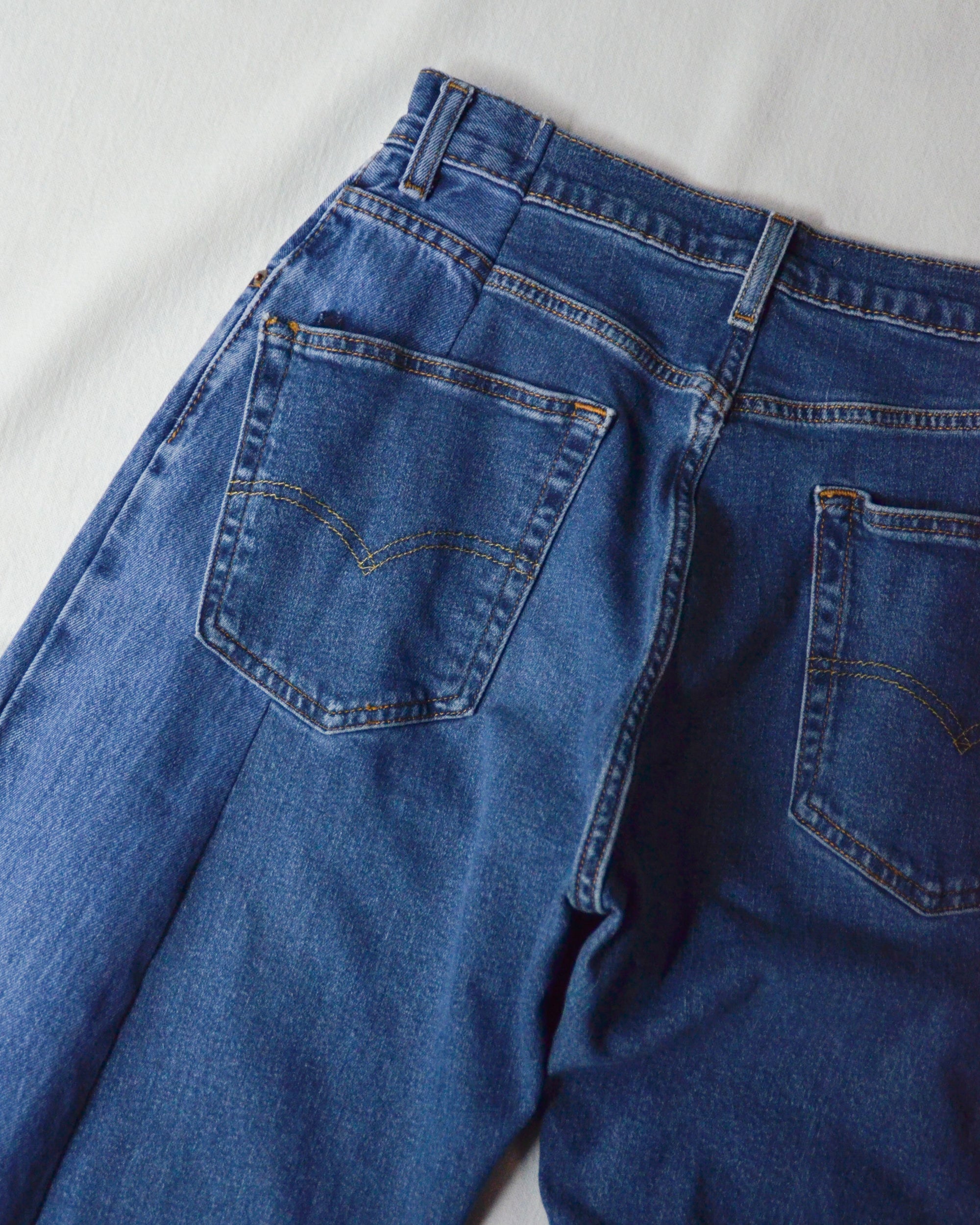 RE-010-18 / curve buggy denim【E】