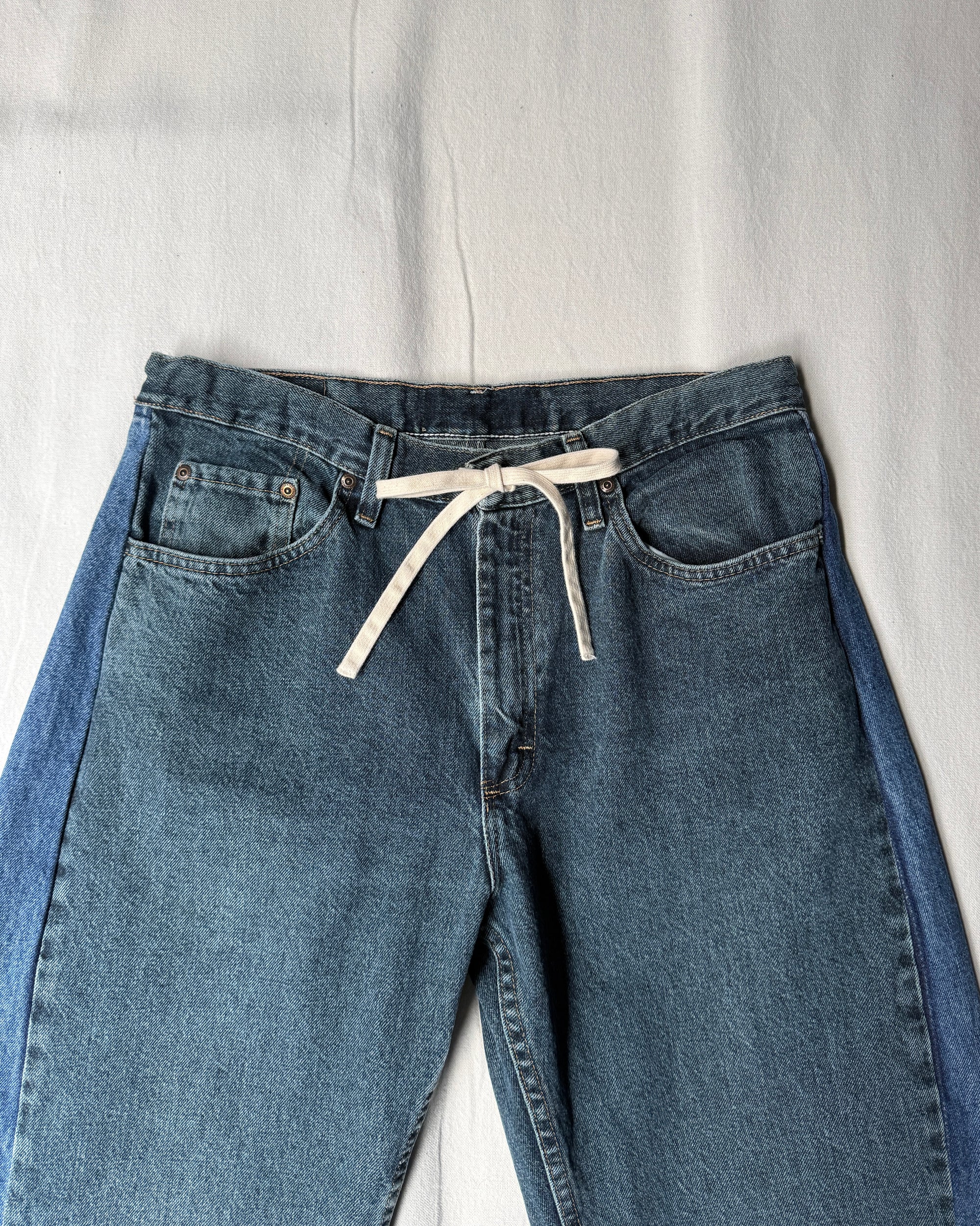 ID25-005-01-F / wide leg easy denim【B】