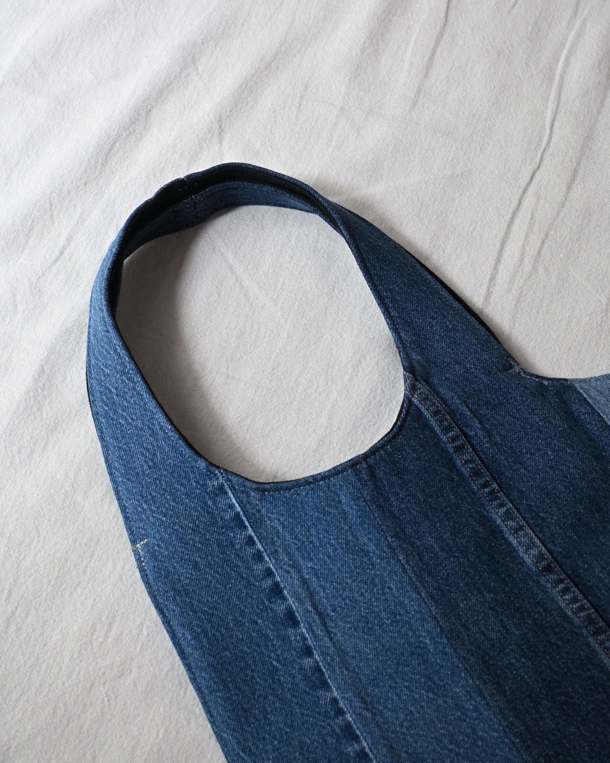 ID26-034-F /  denim heart bag【B】