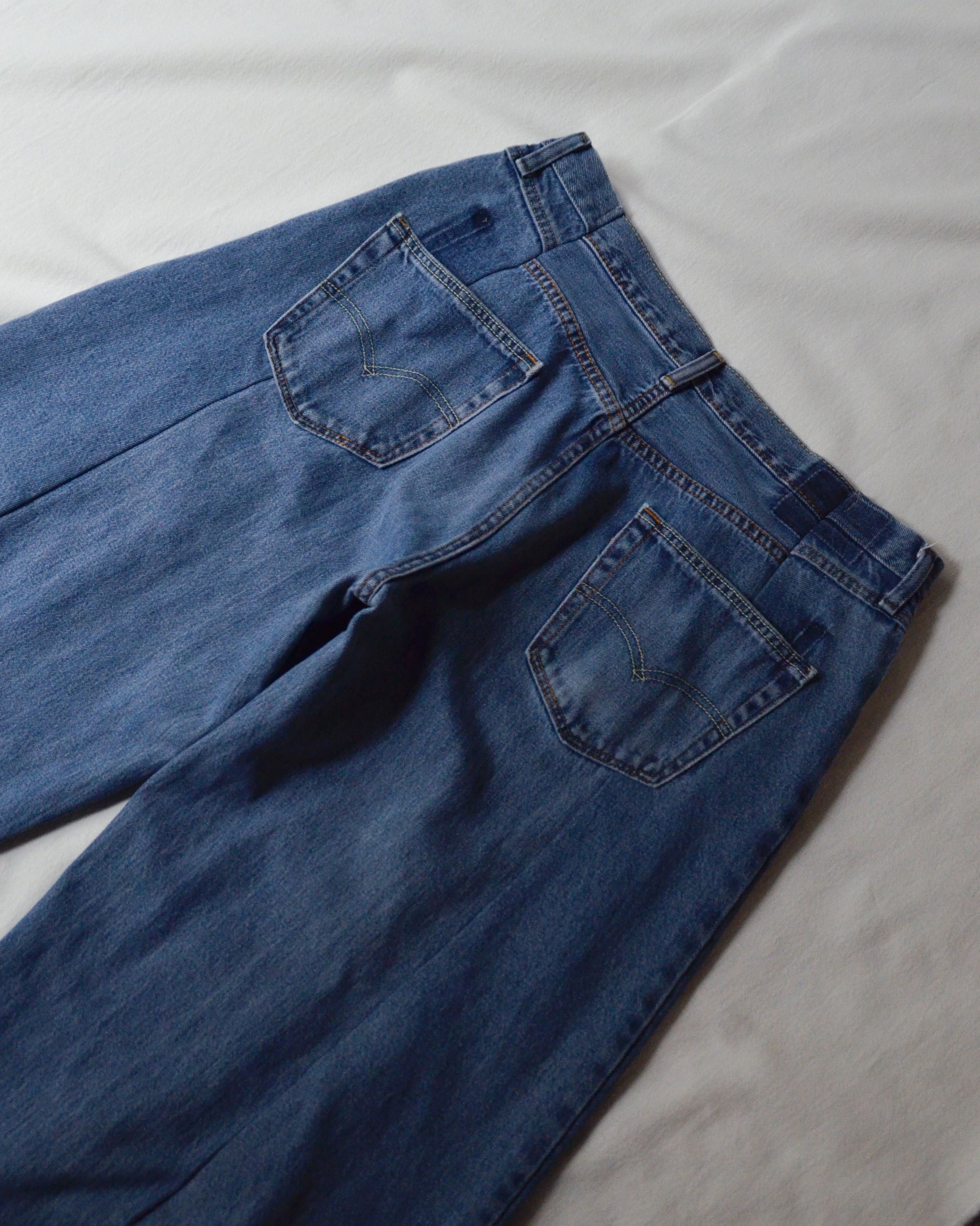 RE-010-18 / curve buggy denim【I】