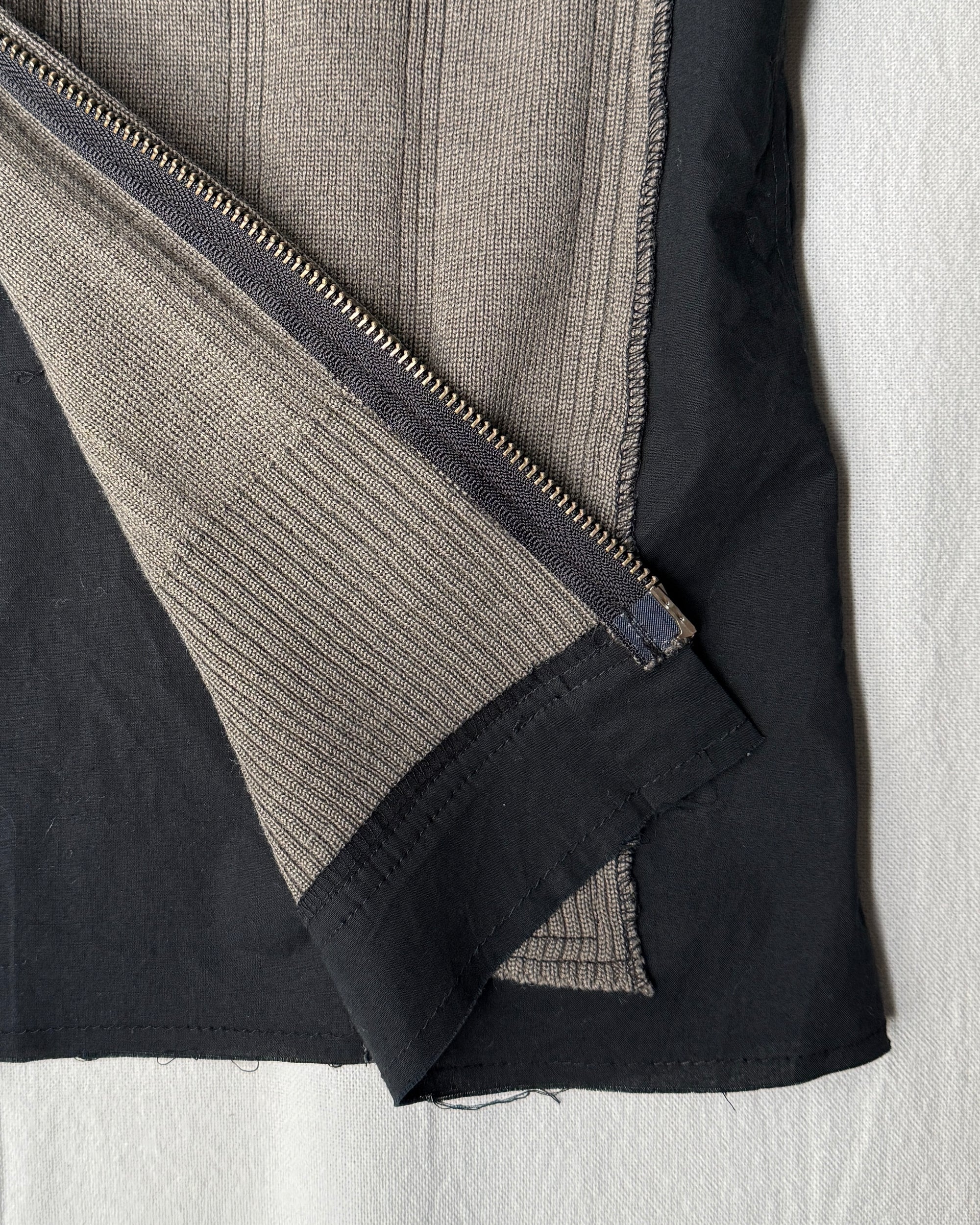 ID-25-025-F / fake layered military top【A】