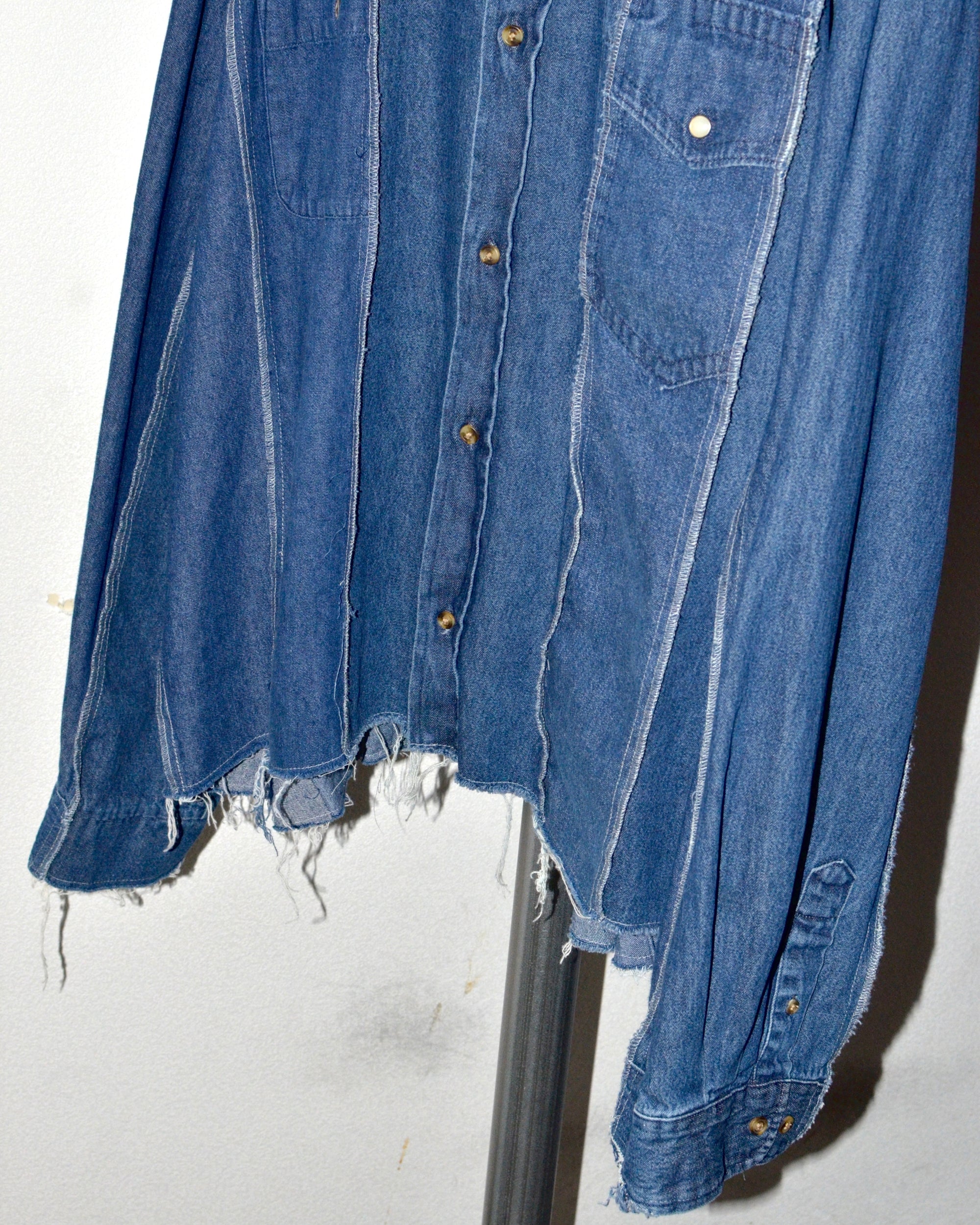 ID25-028-F / docking over denim shirt jacket【A】