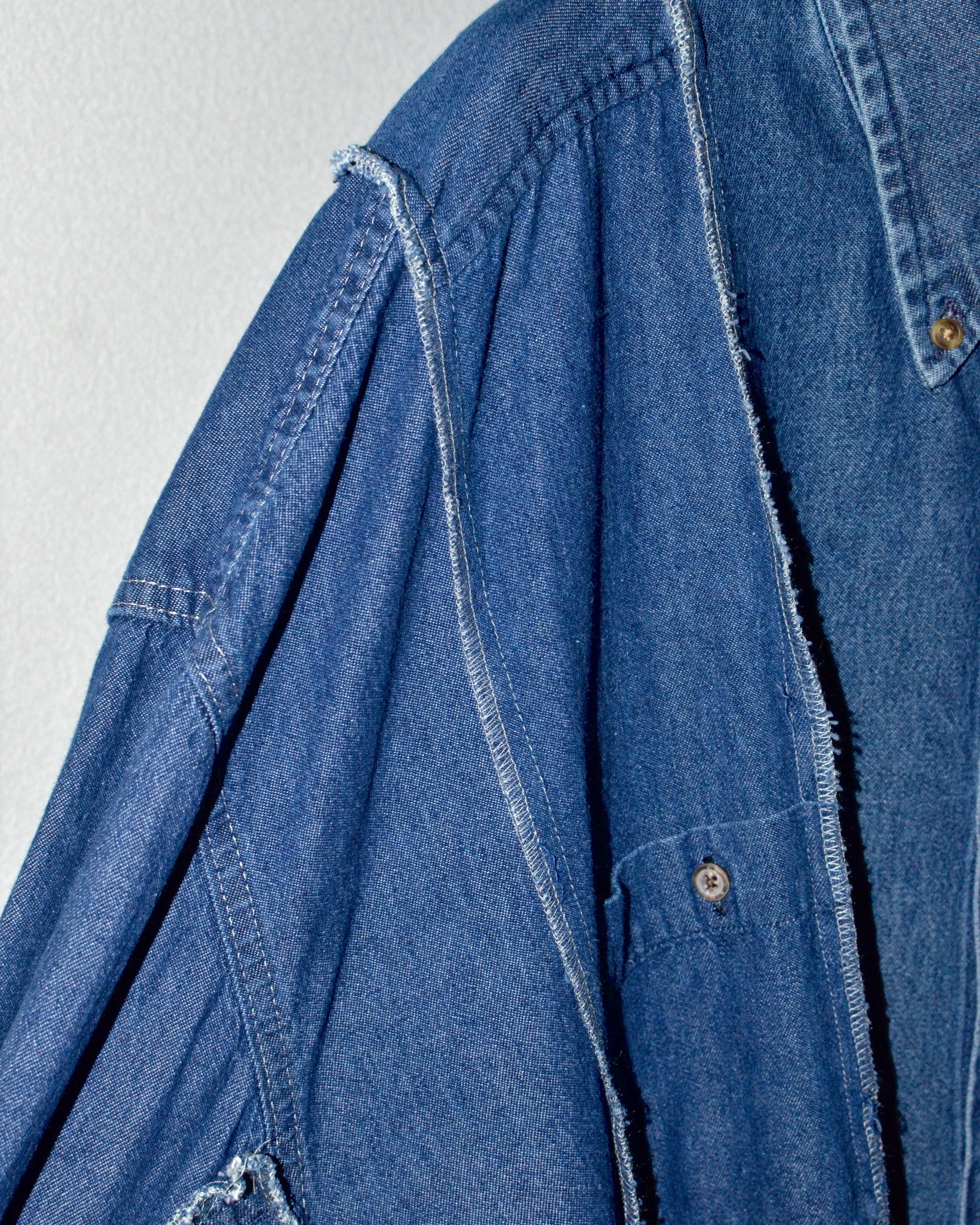 ID25-028-F / docking over denim shirt jacket【A】