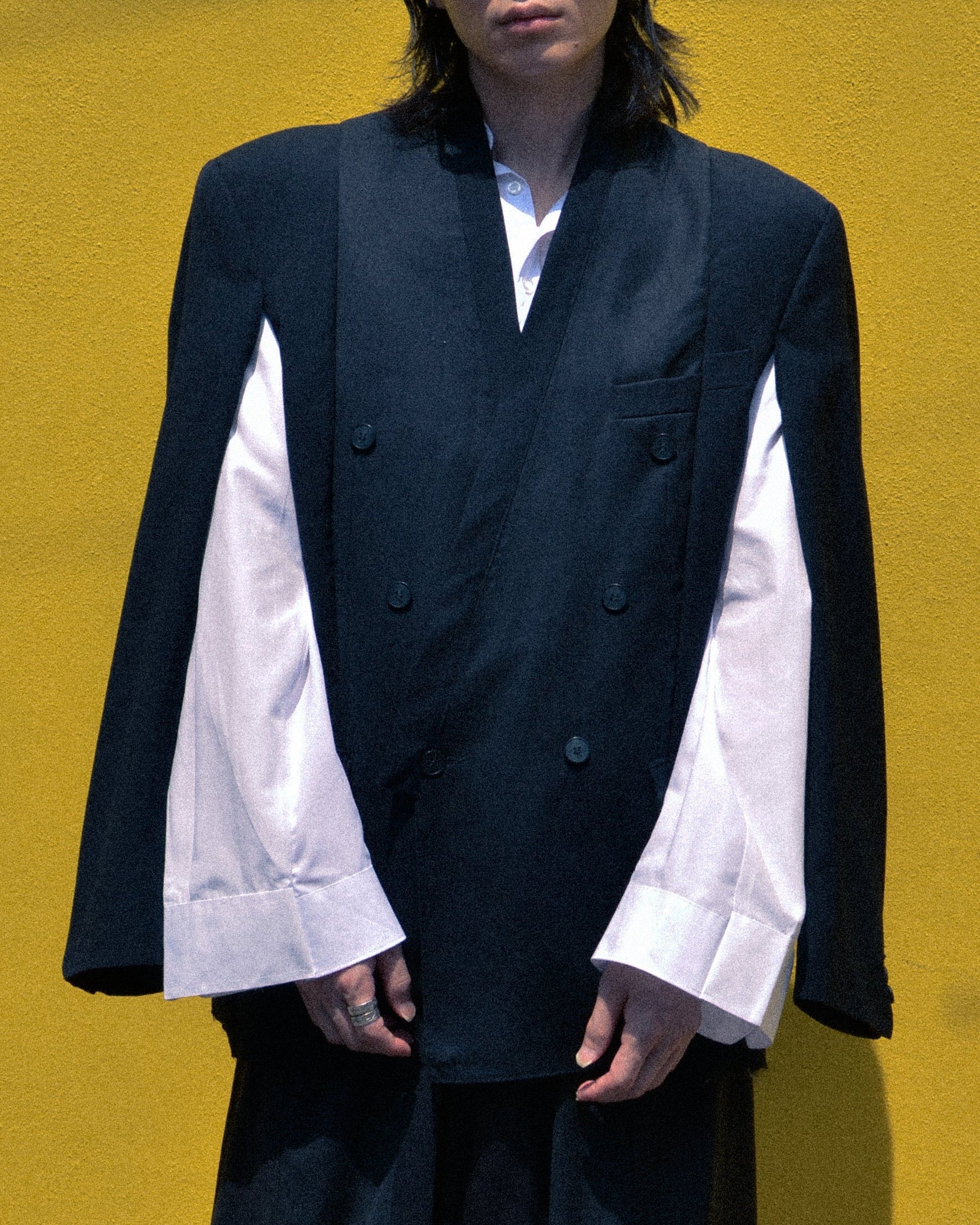 ID25-015-01-F / kimono tailored jacket【A】