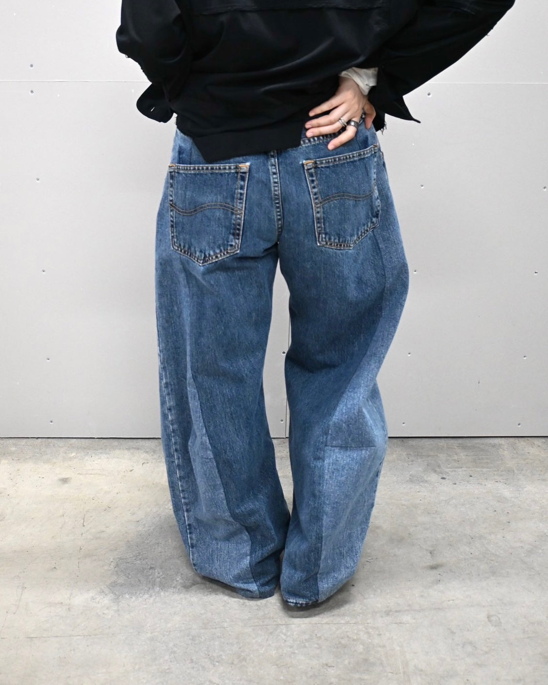 ID-001-09-M / curve buggy denim 【A】