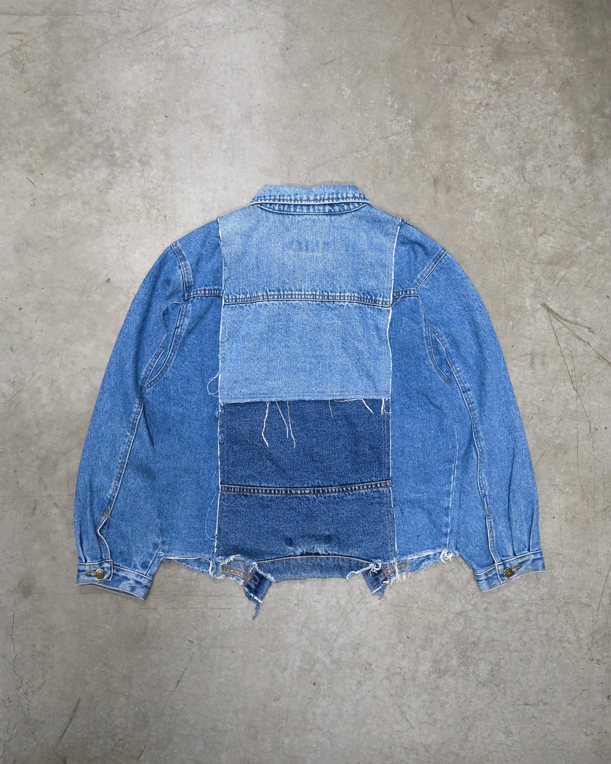 ID26-041-F / mirrored denim jacket【B】