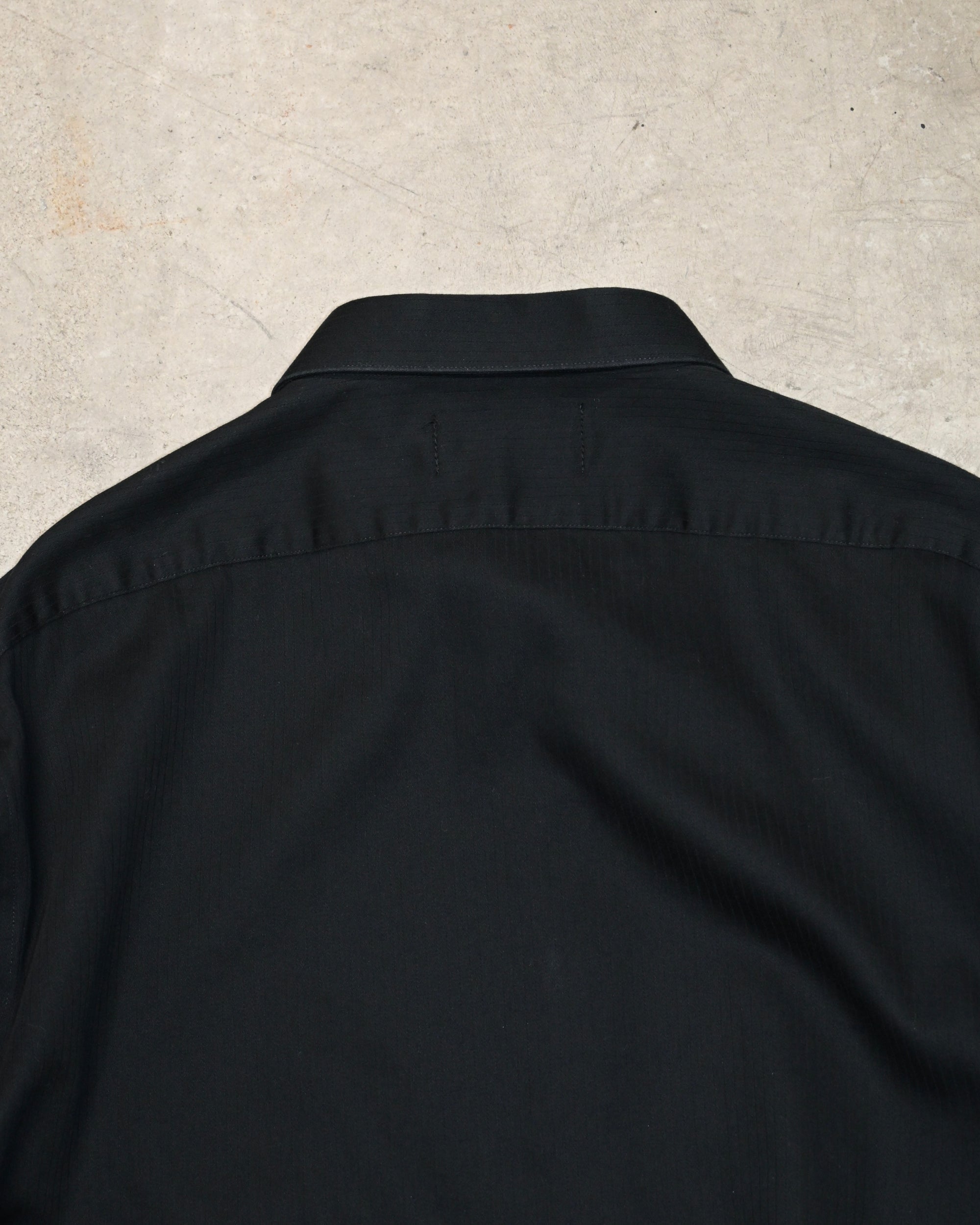 ID26-036-01-L / denim waist short sleeve shirt【A】