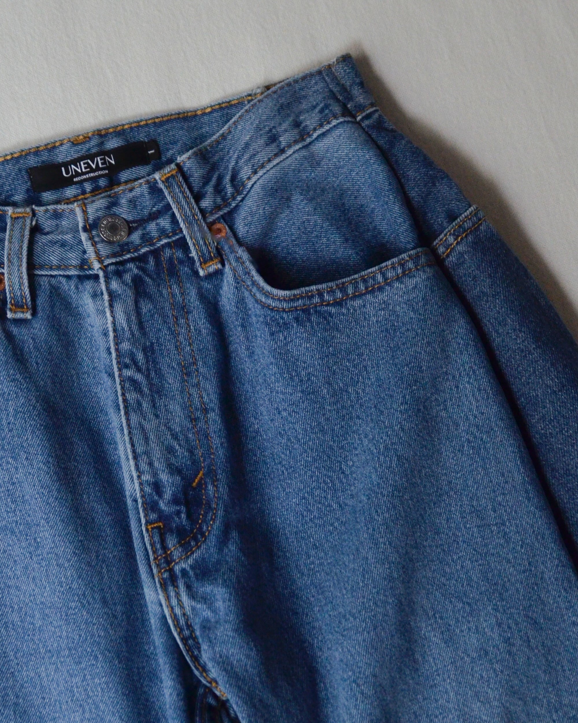 RE-010-18 / curve buggy denim【A】