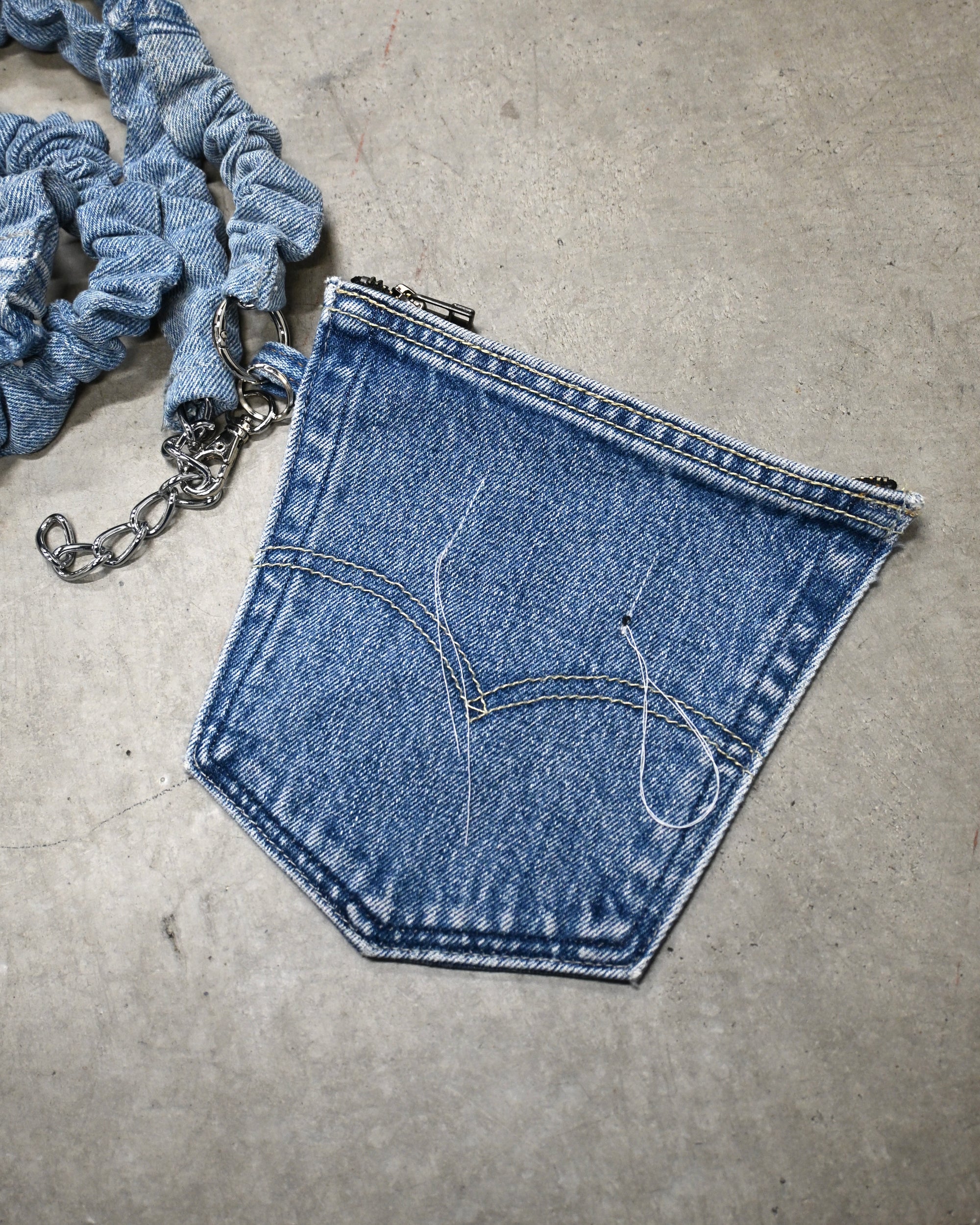 ID26-031-F  / denim pocket shoulder【E】
