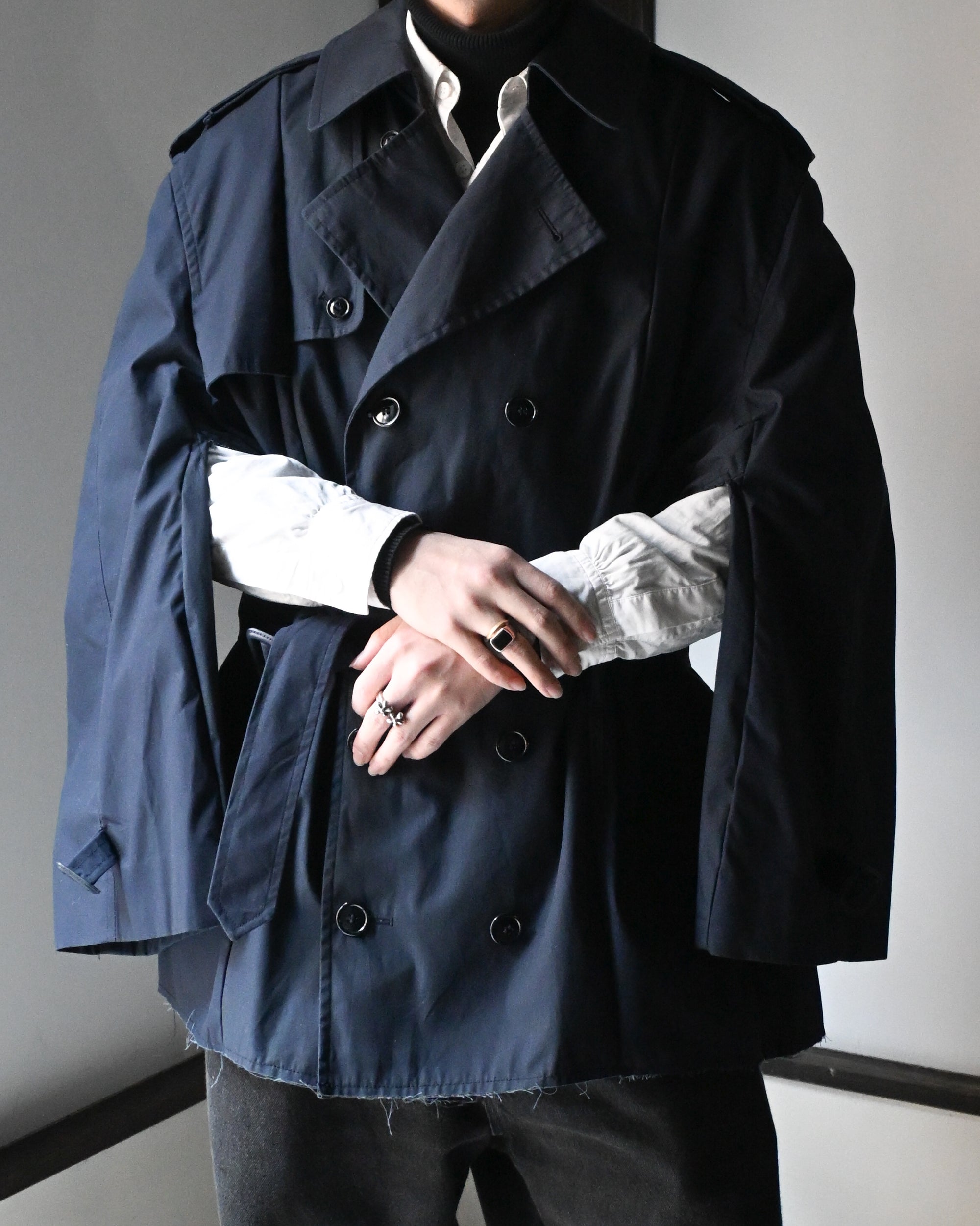 ID26-001-02-F / rebuild trench jacket【B】