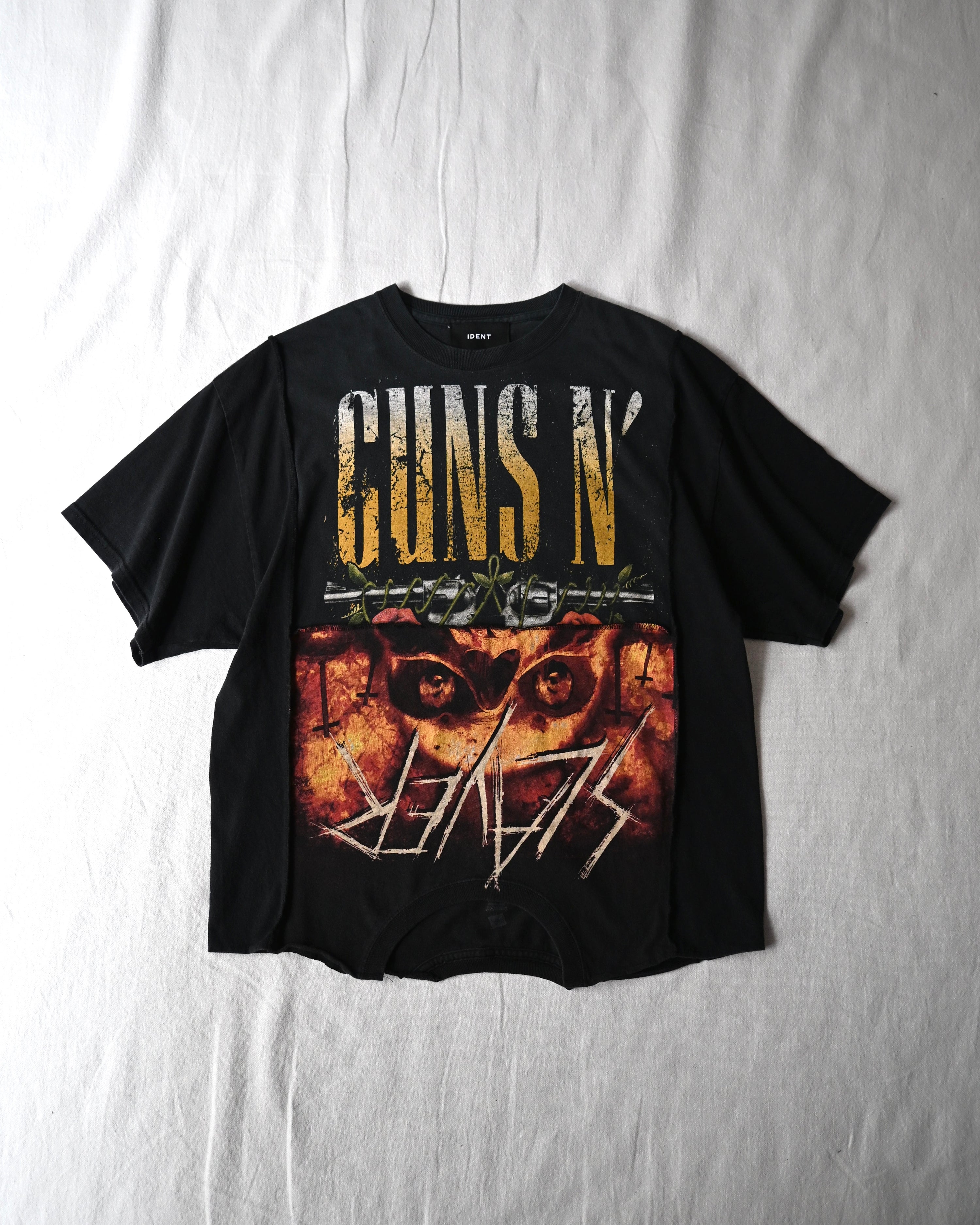 ID26-028-F / mirrored band tee【B】