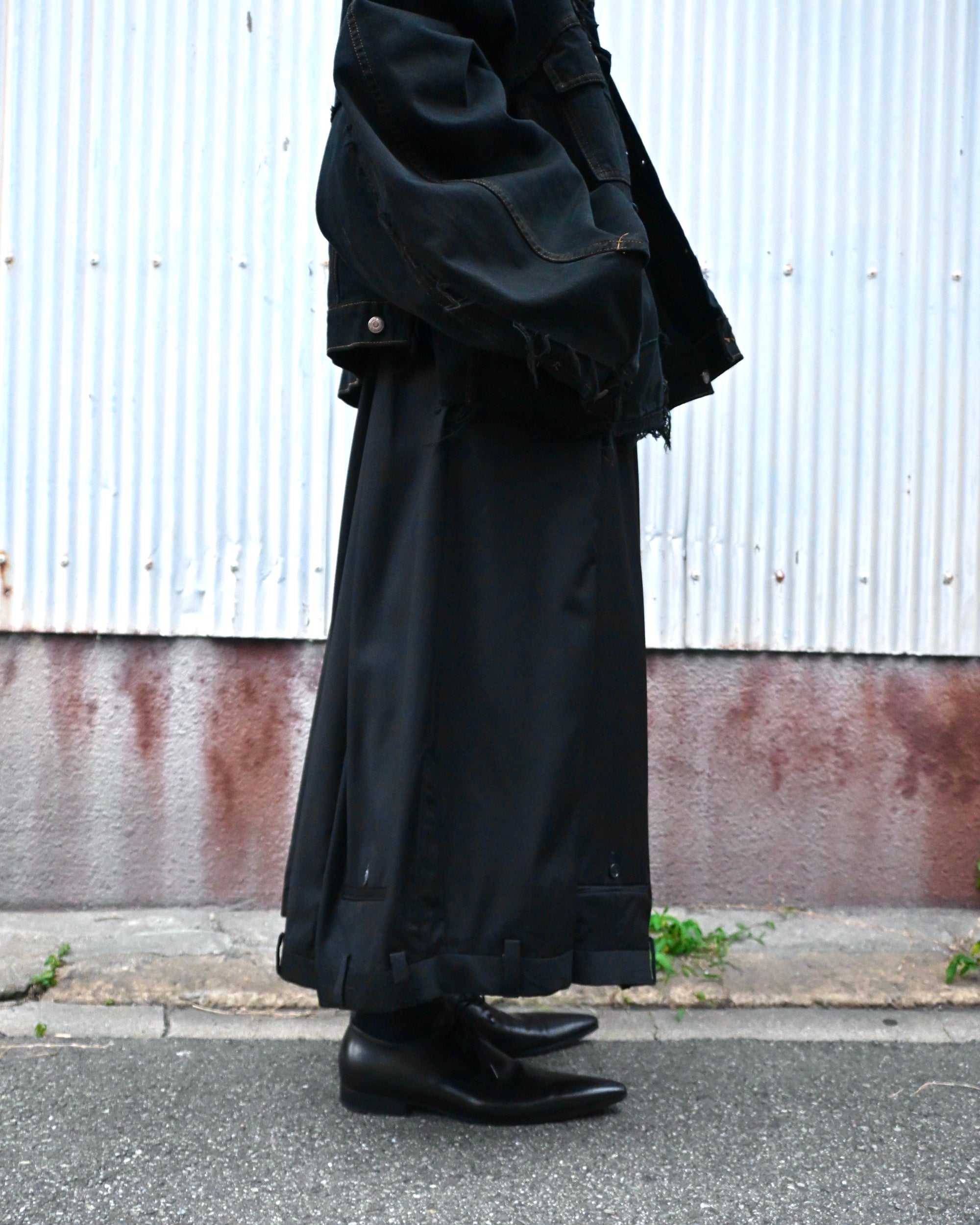 ID26-006-03-M / rebuild hakama slacks【B】