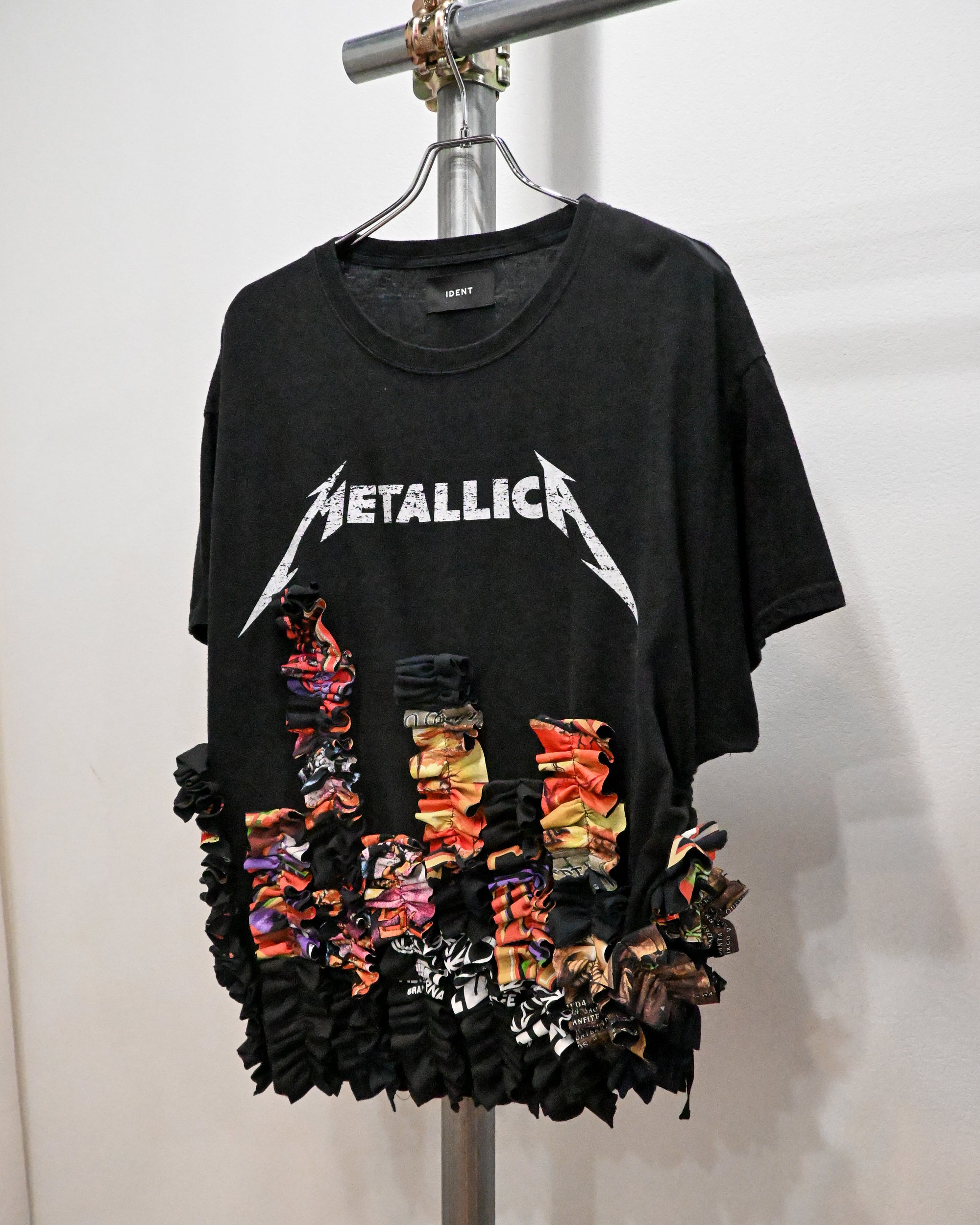 ID26−023-F / gather string frill tee【B】