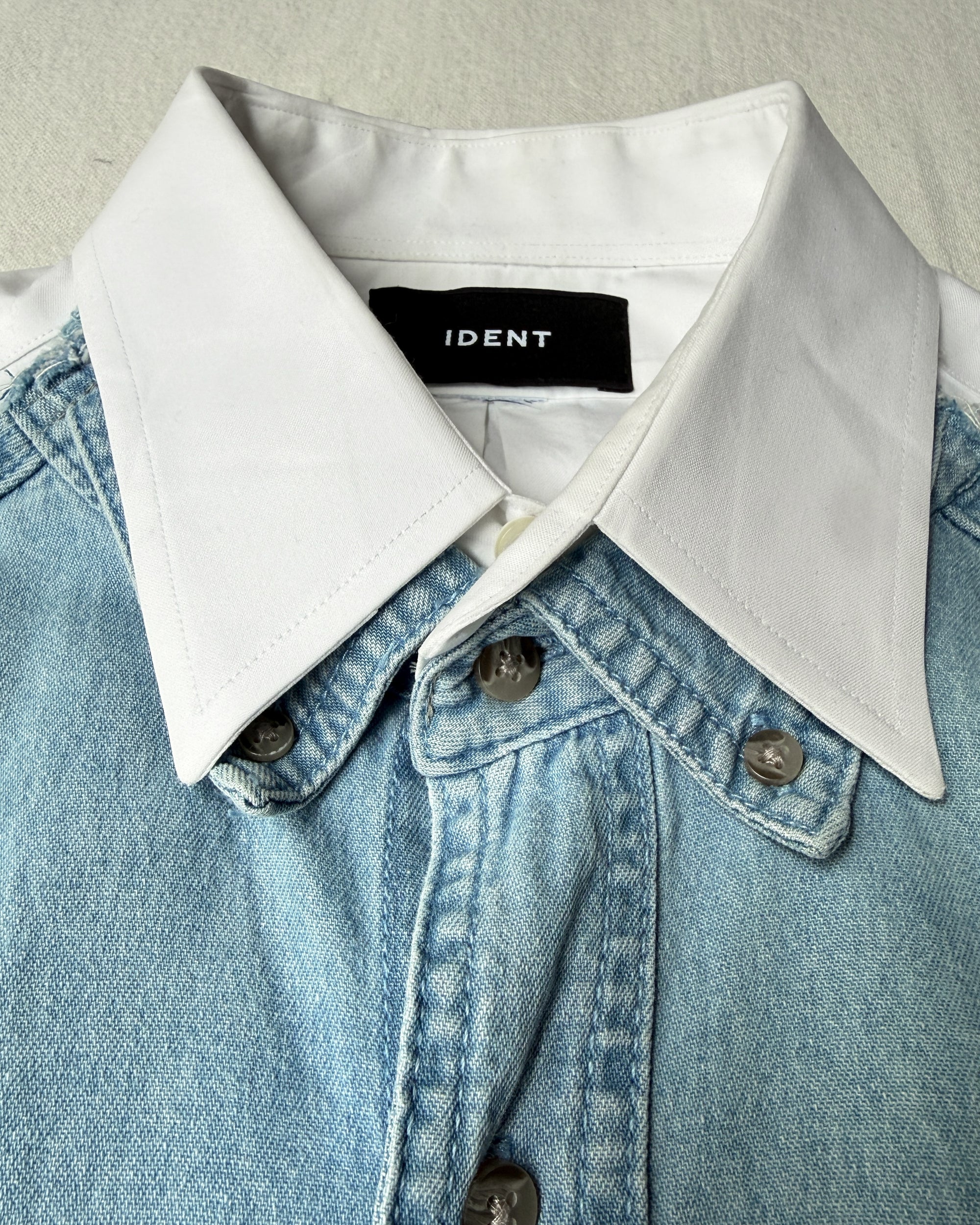 ID25-019 / docking fake layered shirt【A】