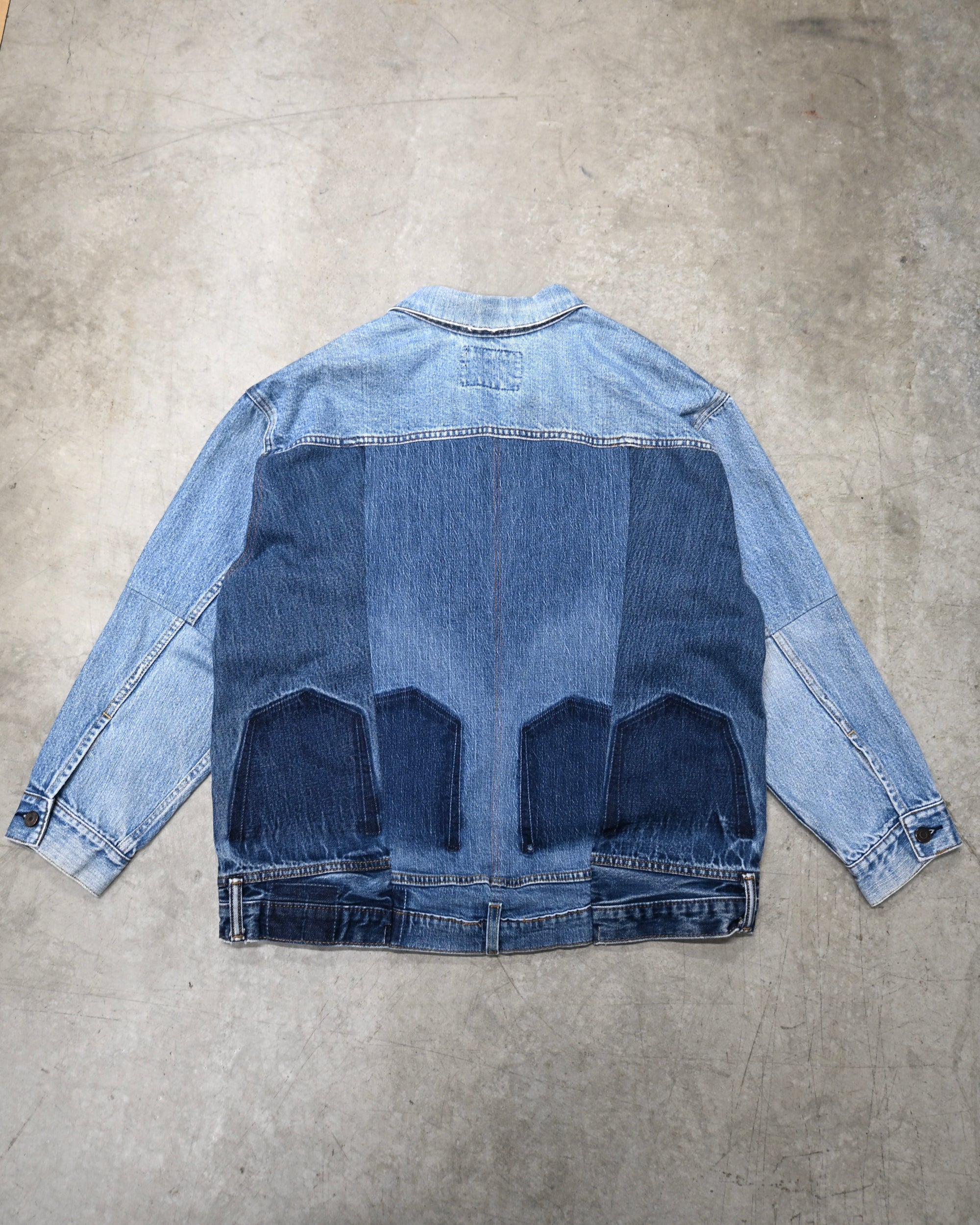 ID26-050-F / upside down denim jacket【A】