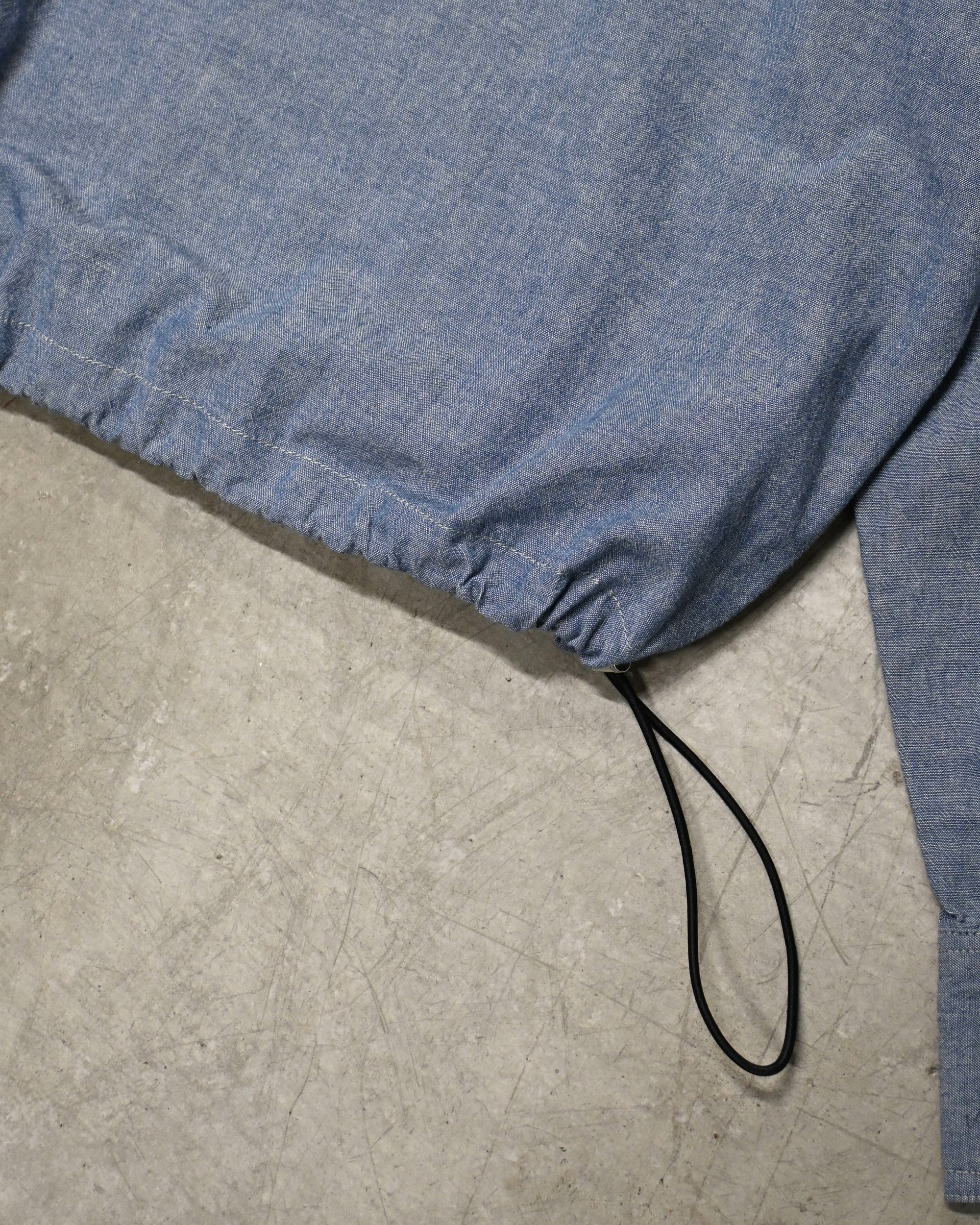 ID26-014-04–F / denim frill shirt【C】