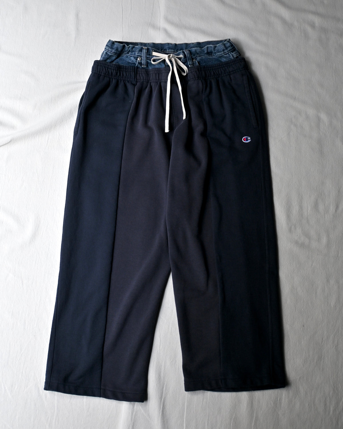ID26-051-F / double wast wide sweat【A】