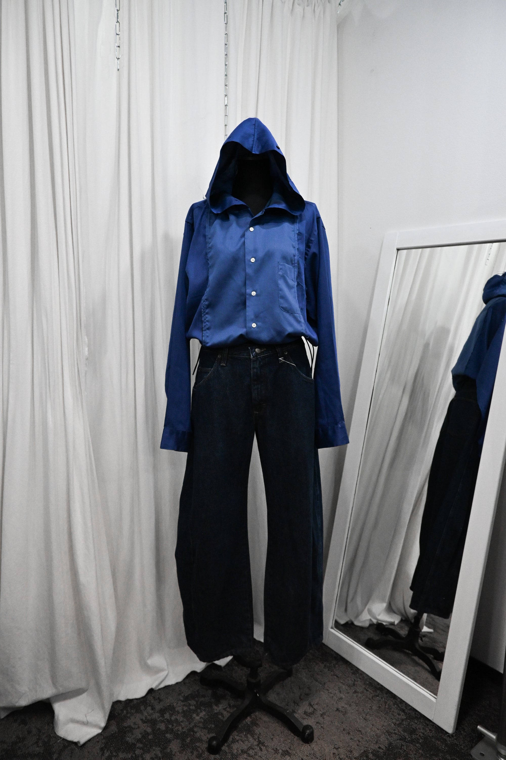 ID26-015-01-F / docking shirt hoodie 【A】