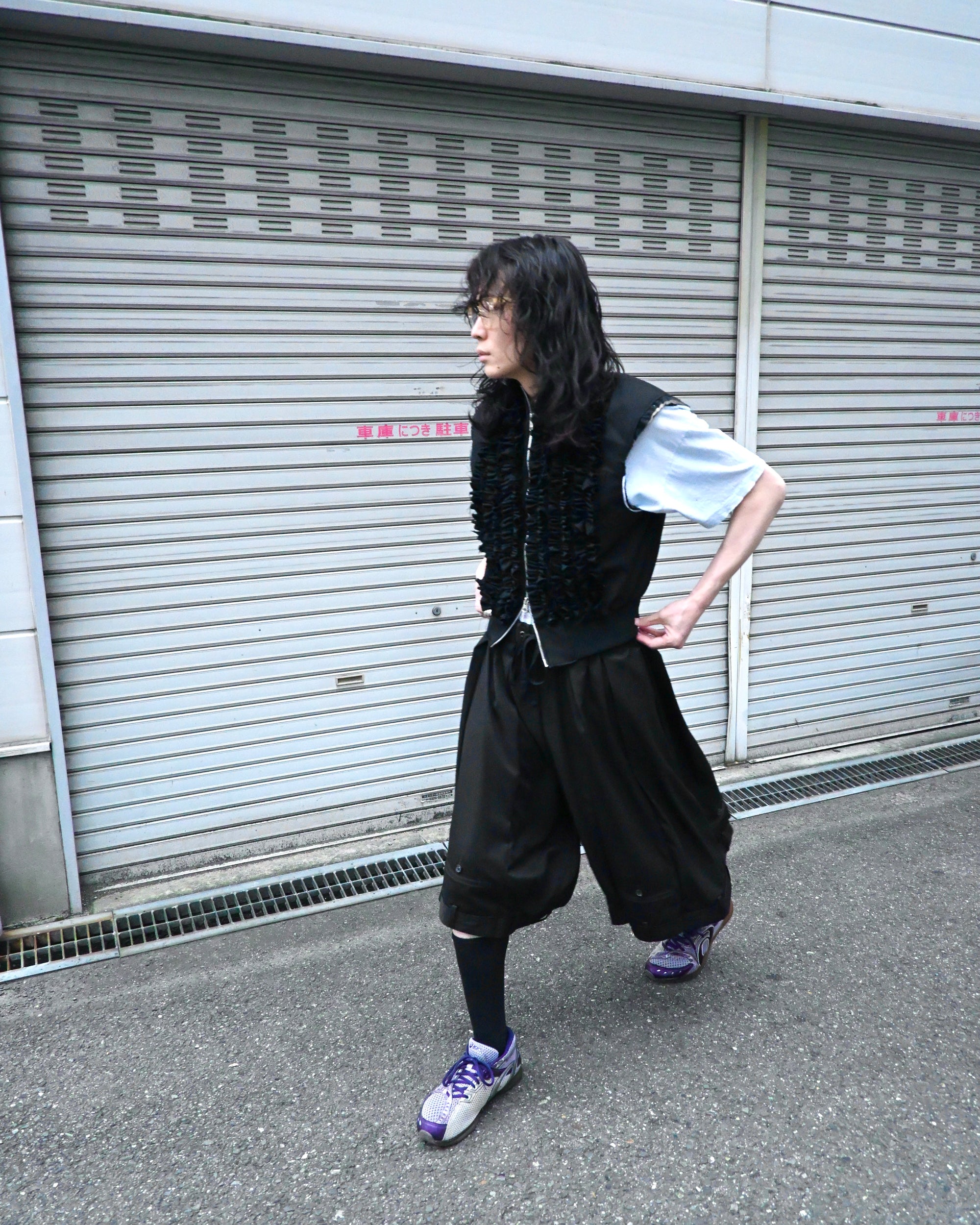 ID26-006-03-S / rebuild hakama slacks【A】