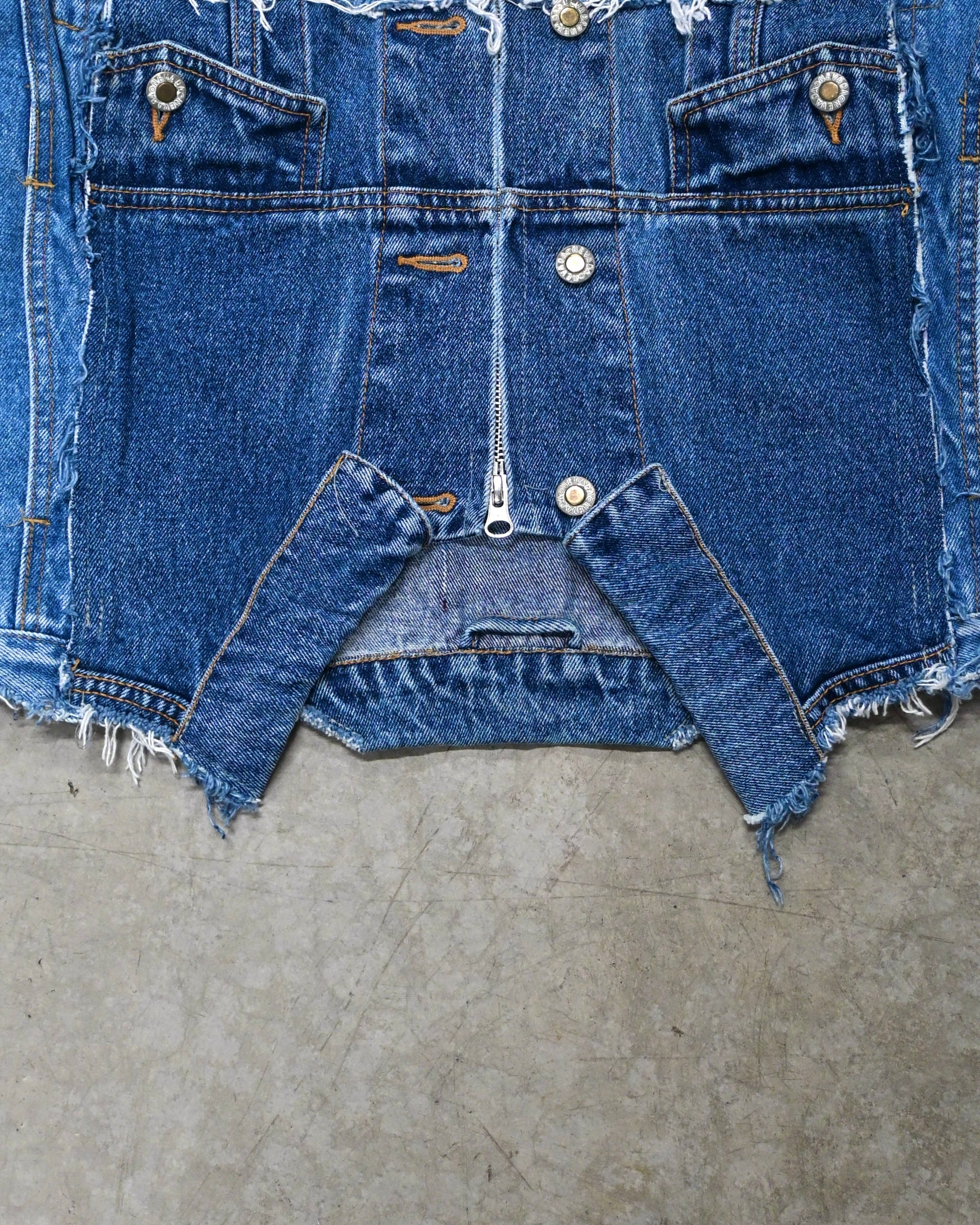 ID26-041-F / mirrored denim jacket【B】