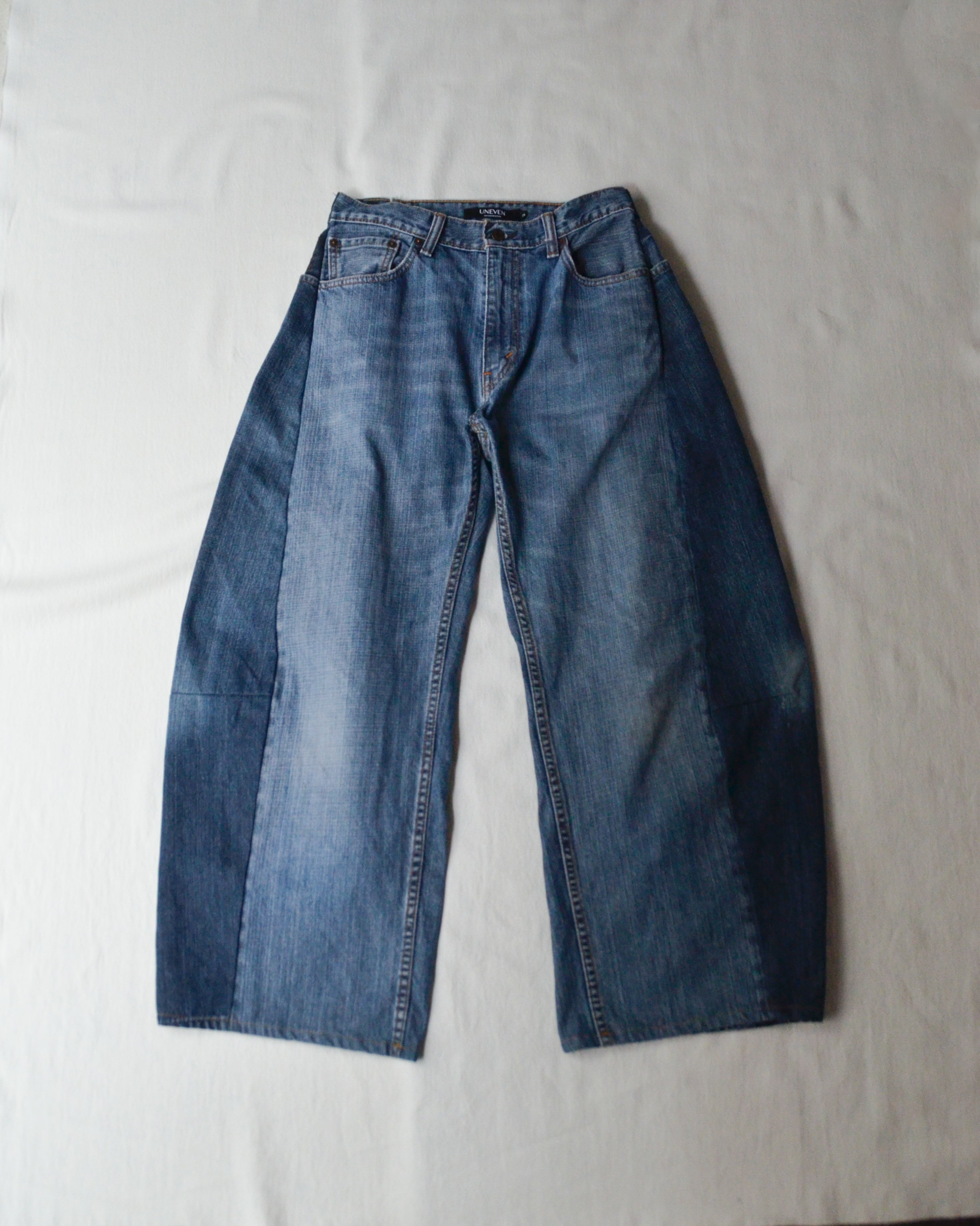 RE-010-18 / curve buggy denim【C】