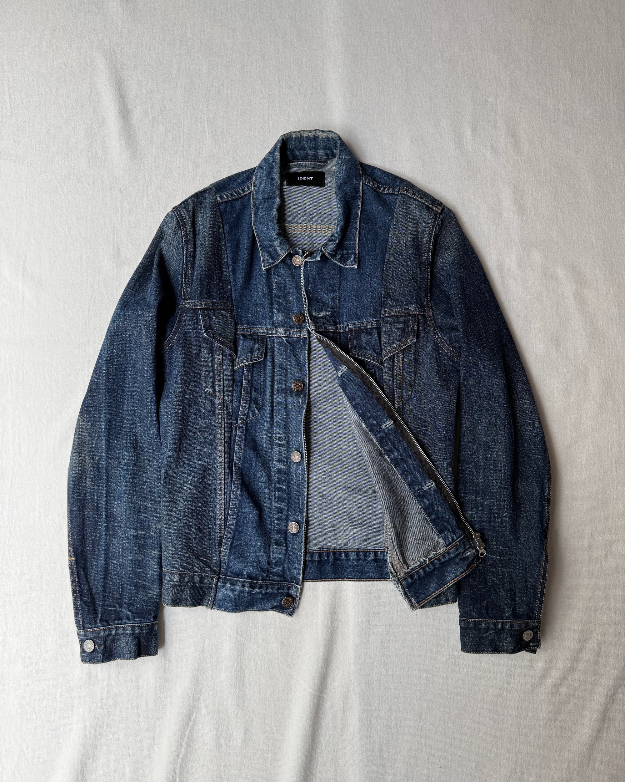 ID25-008 / zip denim jacket【A】