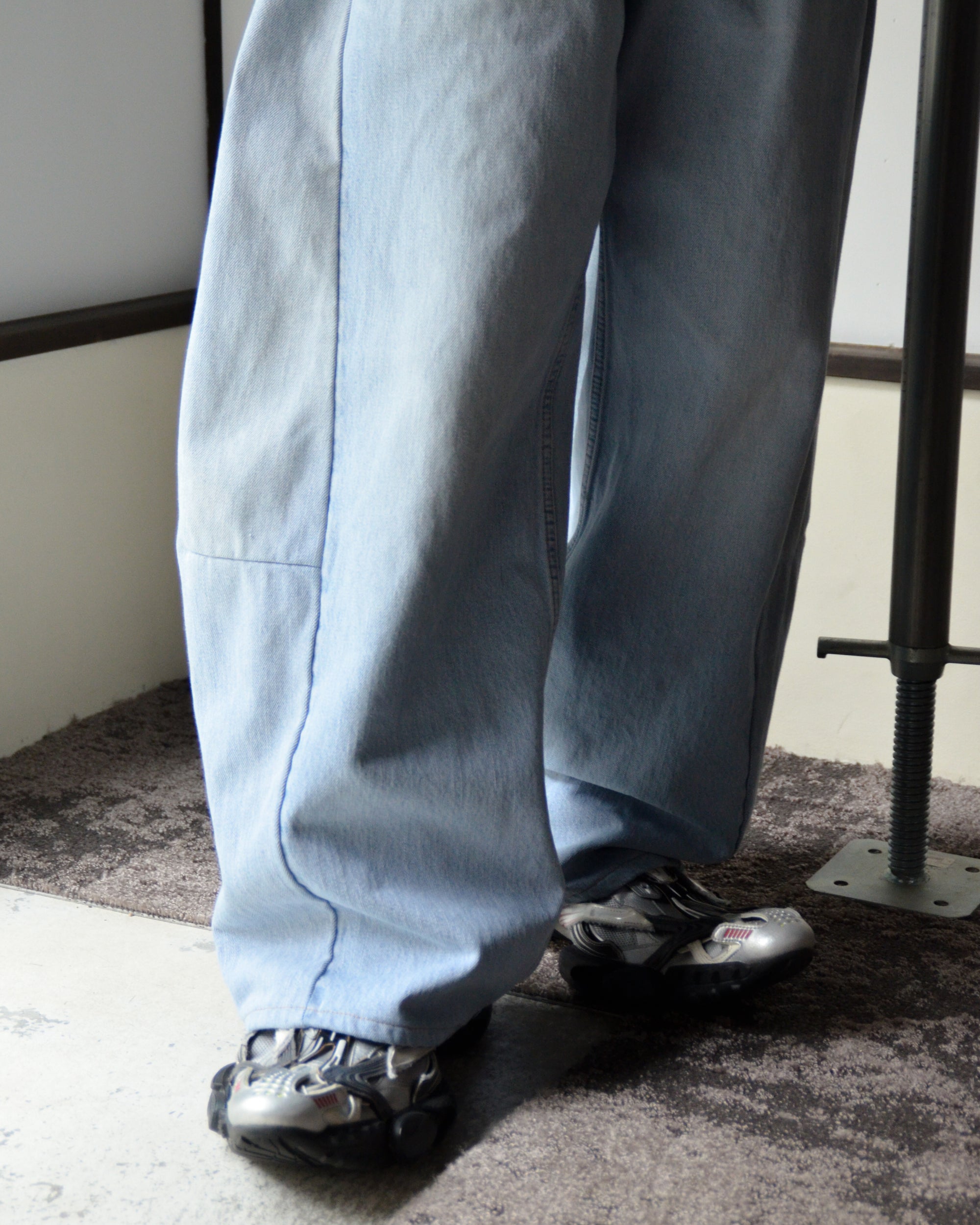 RE-010-18 / curve buggy denim【H】