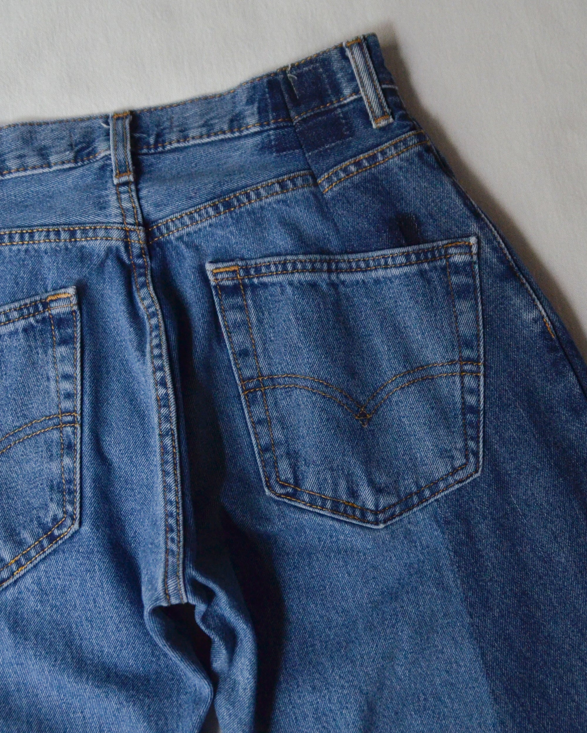 RE-010-18 / curve buggy denim【A】
