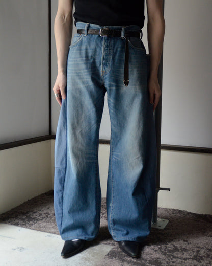 RE-010-18 / curve buggy denim【F】
