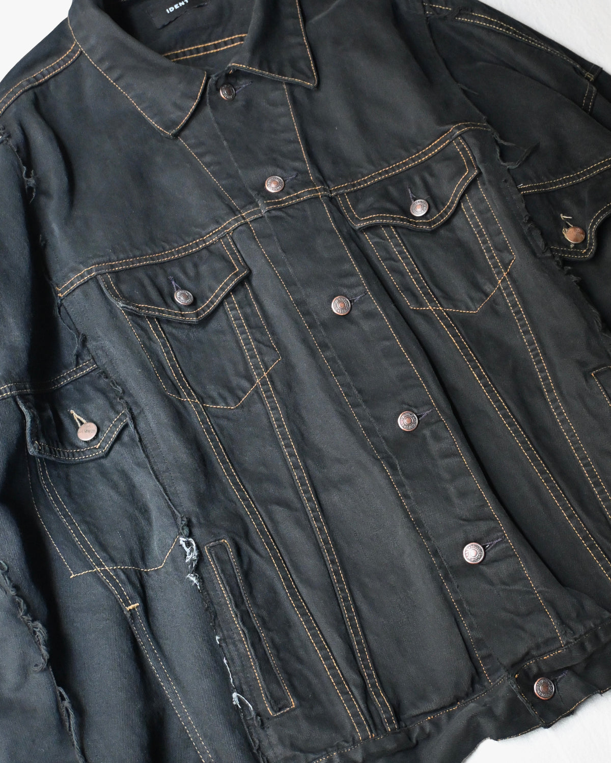 ID-006-07-F / rebuild denim overdyed【B】