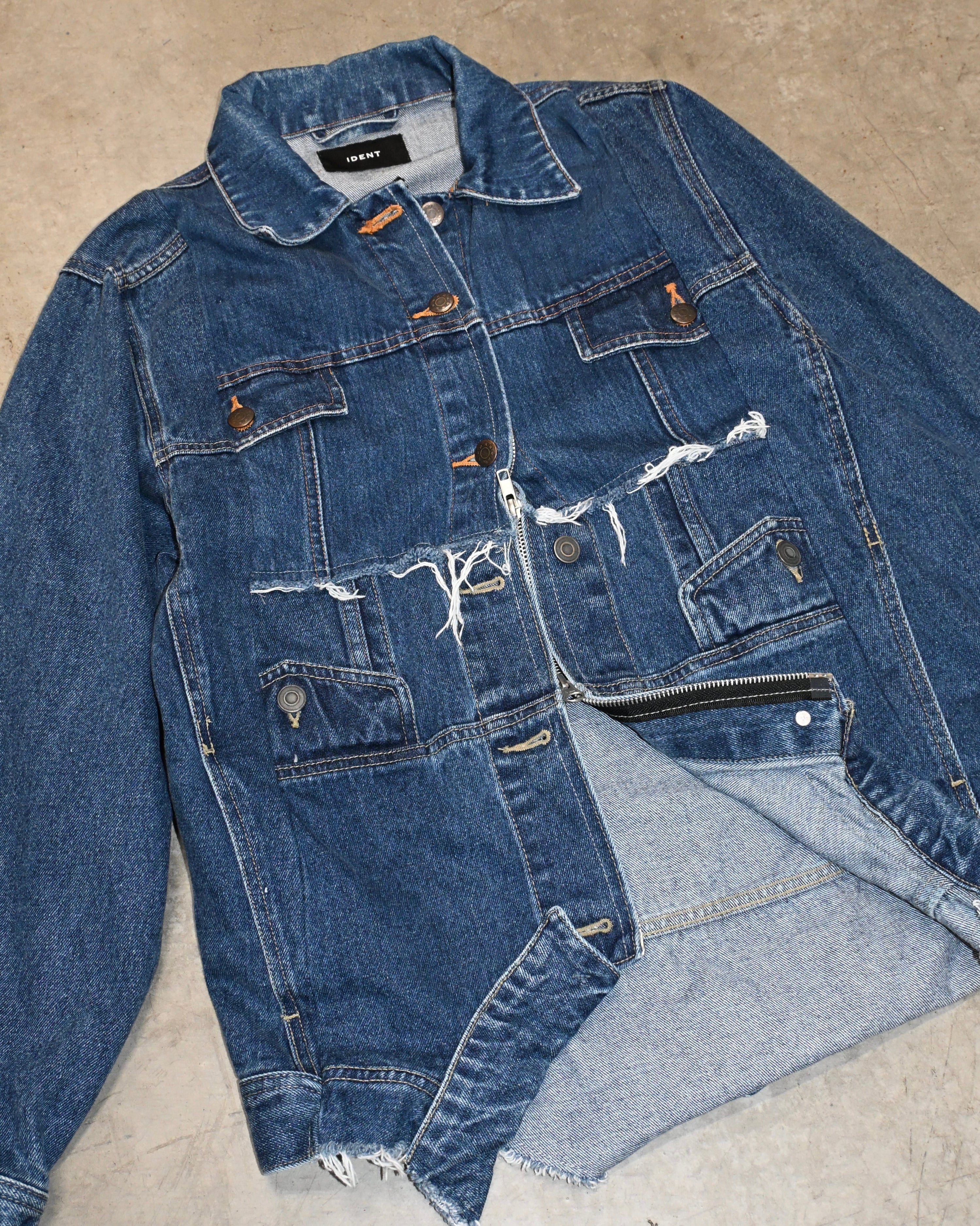 ID26-041-F / mirrored denim jacket【C】