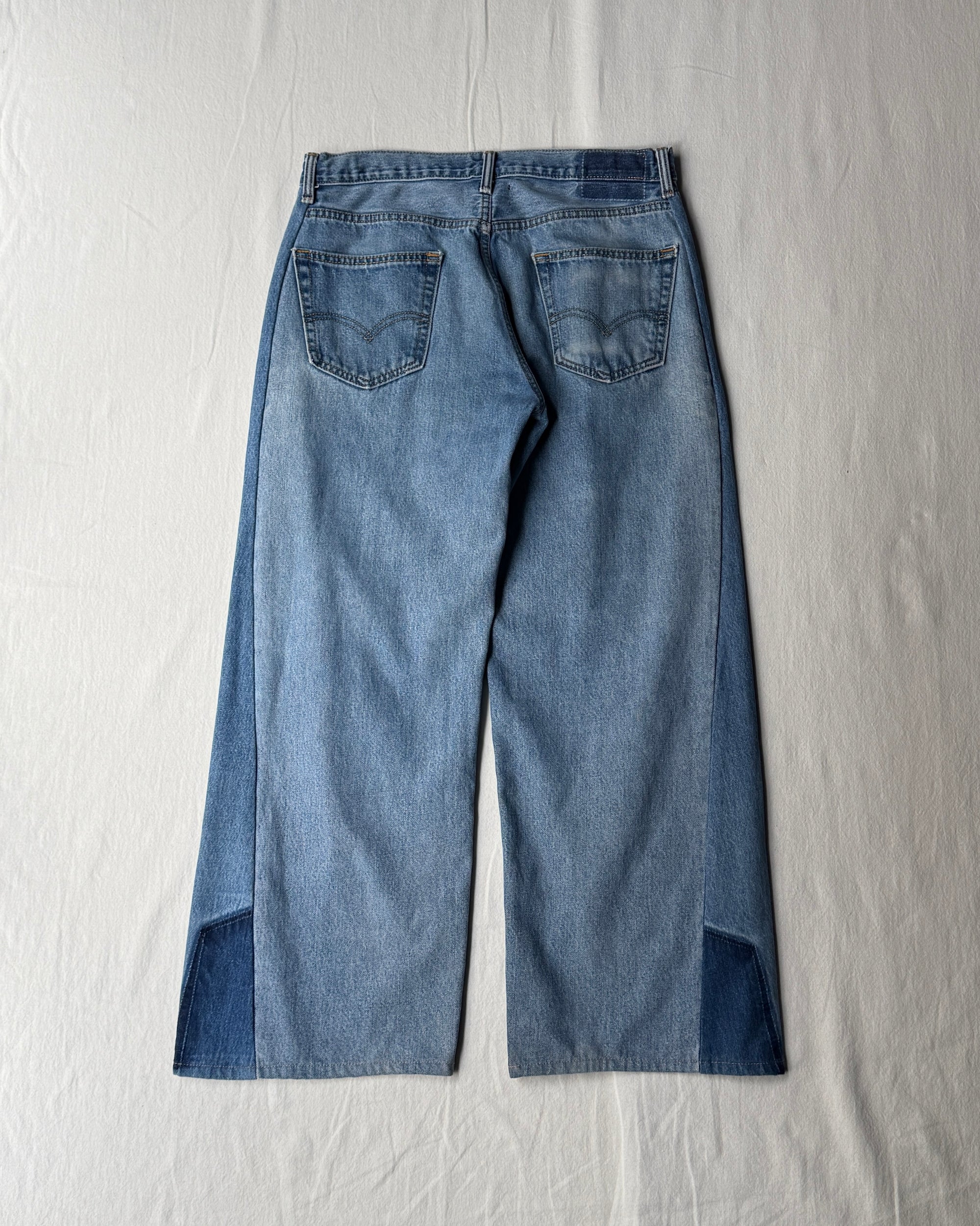 ID25-005-01-F / wide leg easy denim【E】