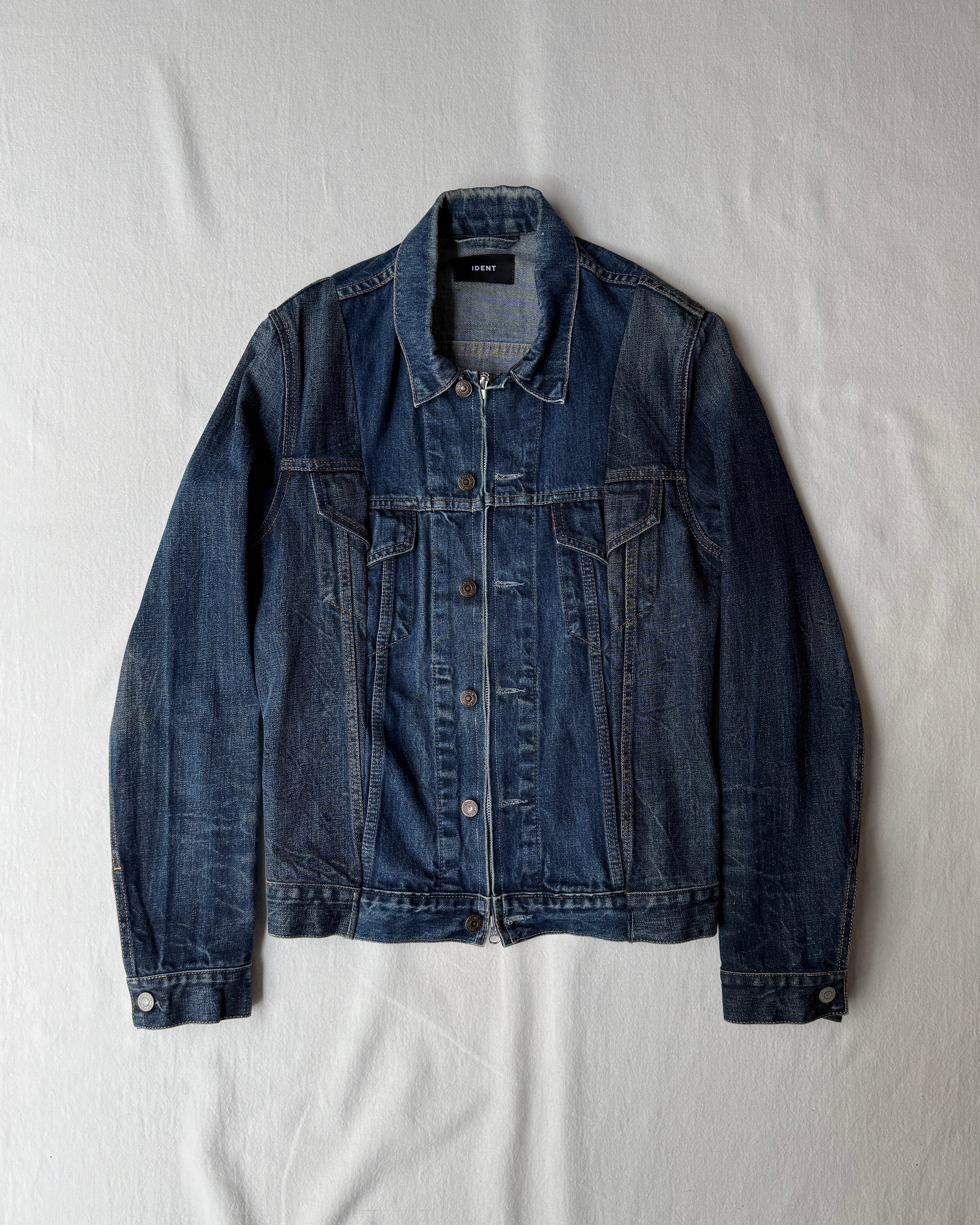 ID25-008 / zip denim jacket【A】