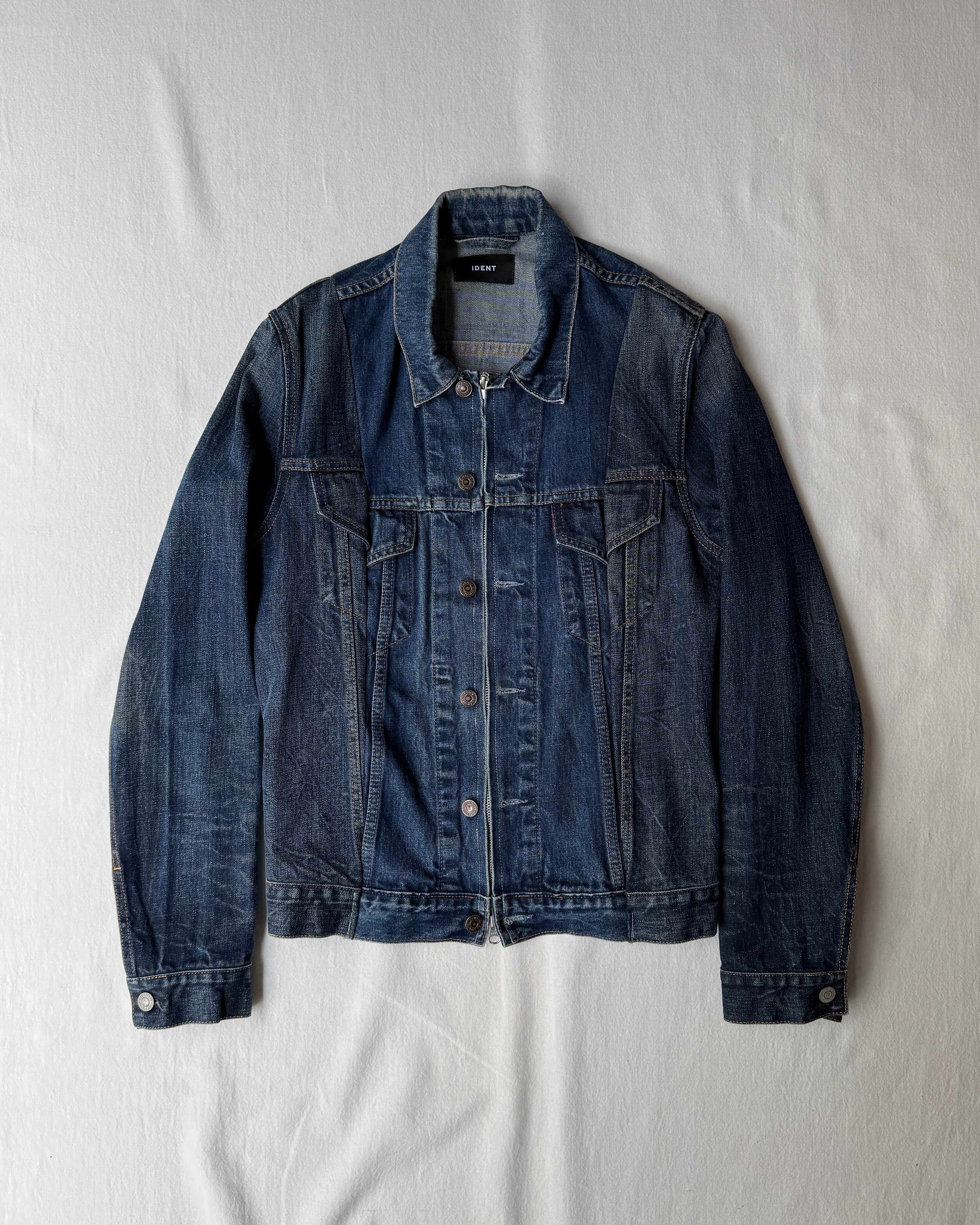 ID25-008 / zip denim jacket【A】