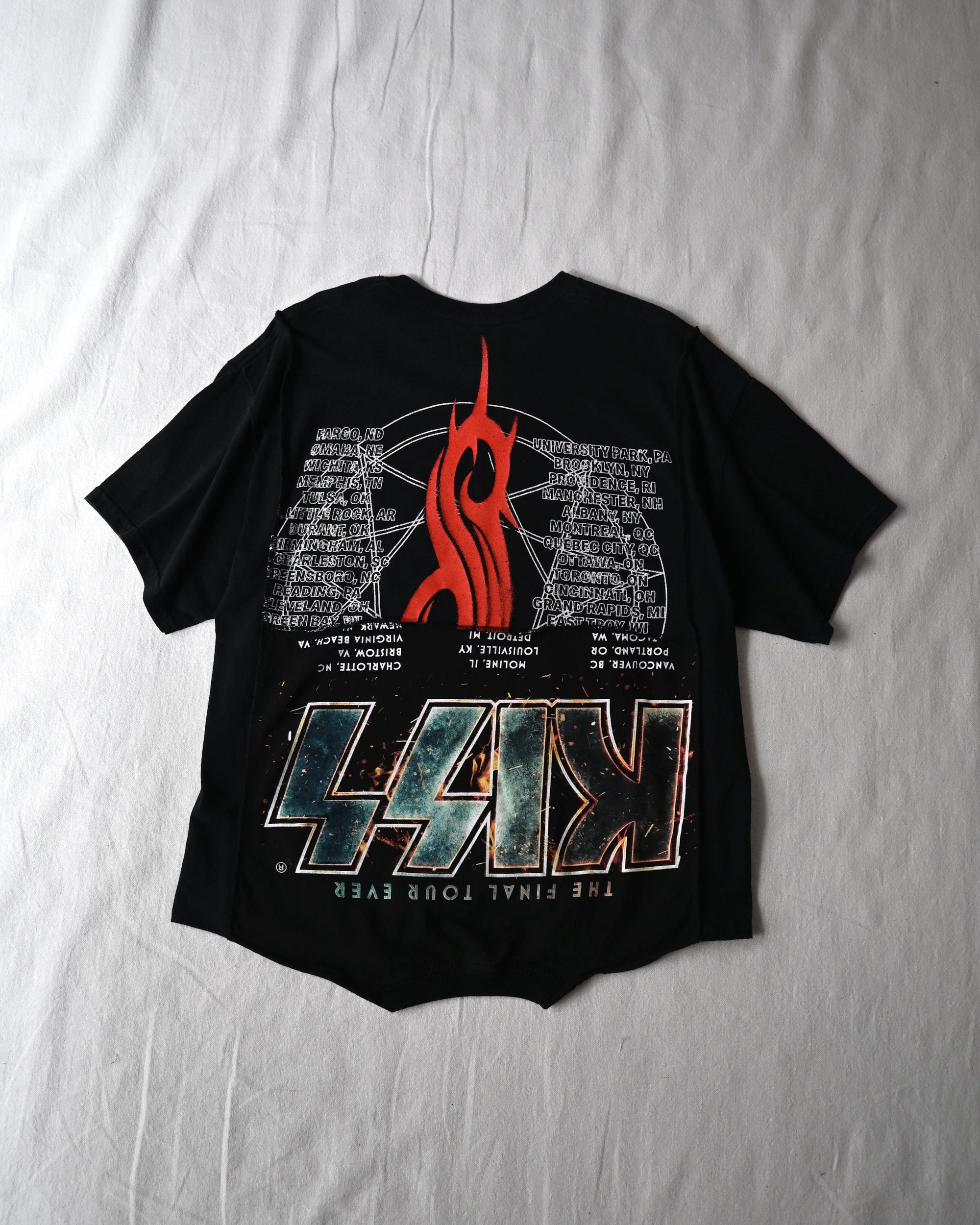 ID26-028-F / mirrored band tee【A】
