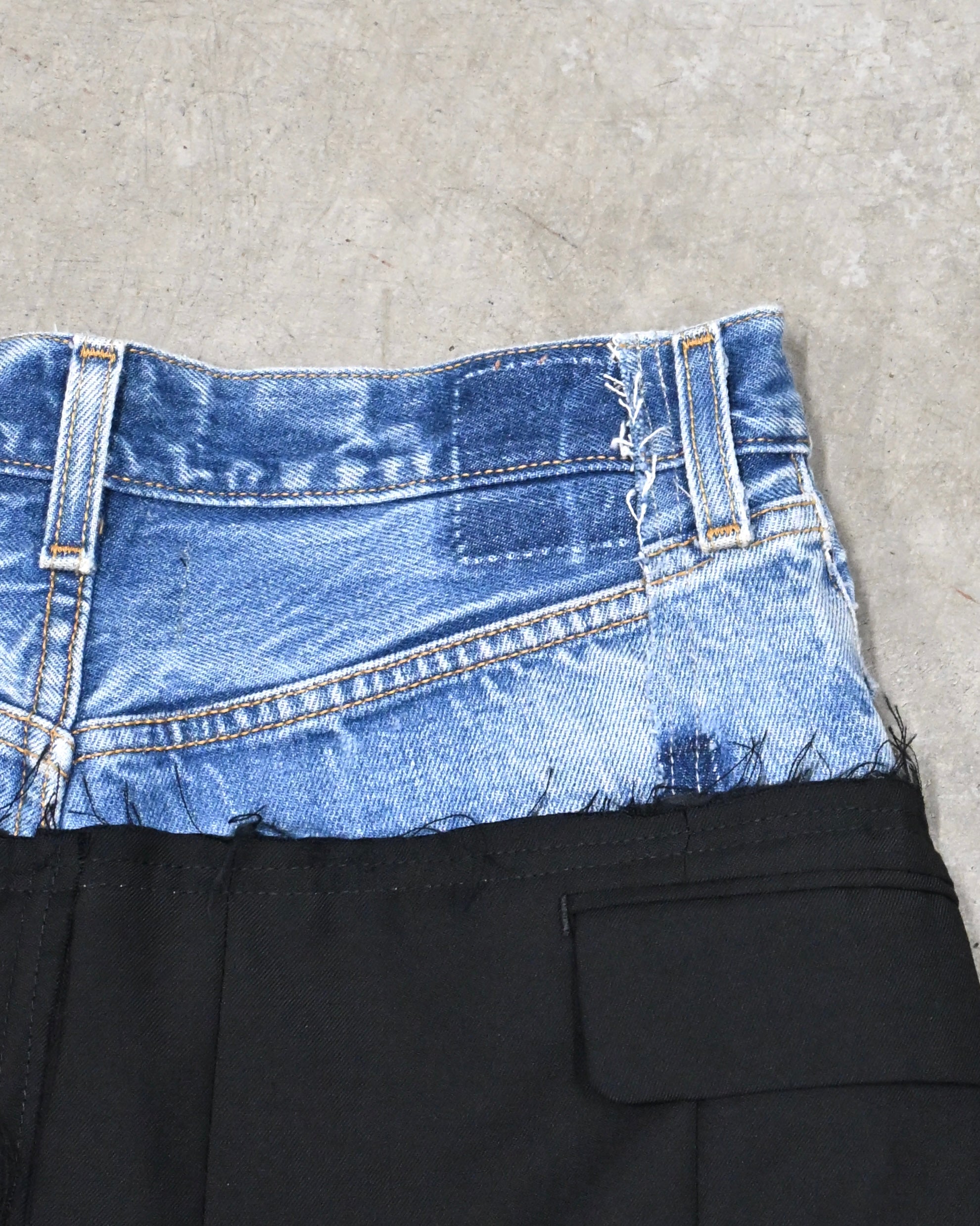 ID26-022-01-M / fake layered skirt 【A】