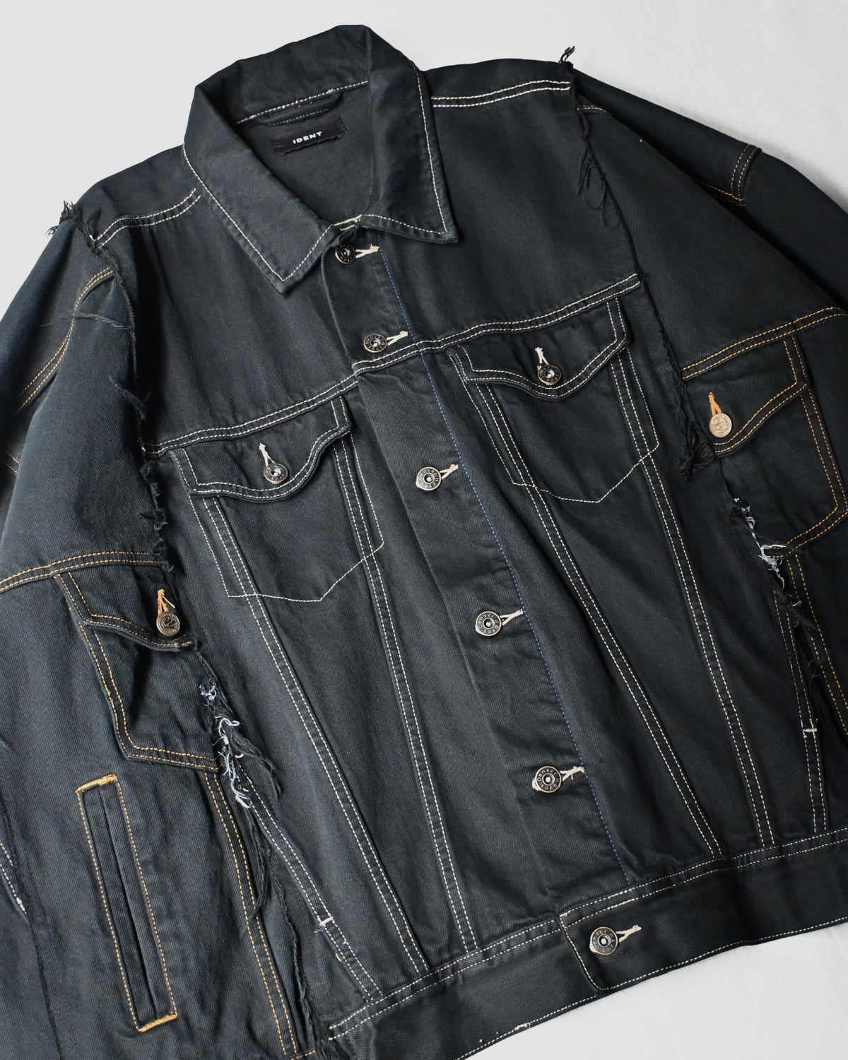 ID-006-06-F / rebuild denim overdyed【C】