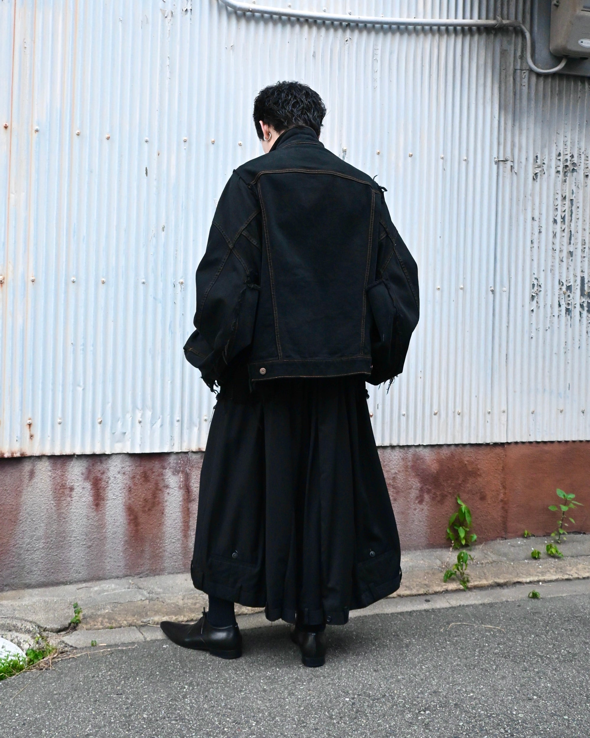 ID26-006-03-M / rebuild hakama slacks【B】
