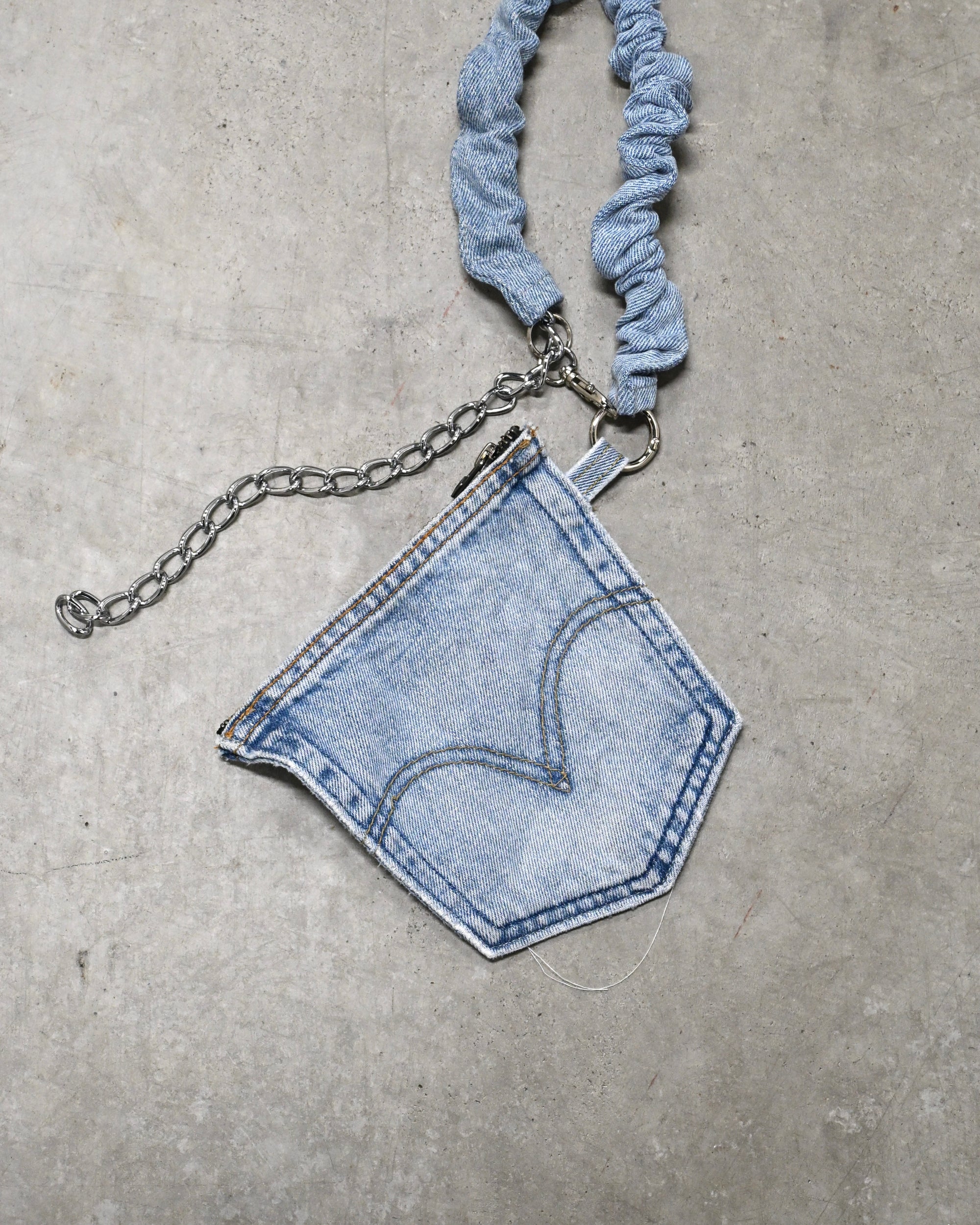 ID26-031-F  / denim pocket shoulder【D】