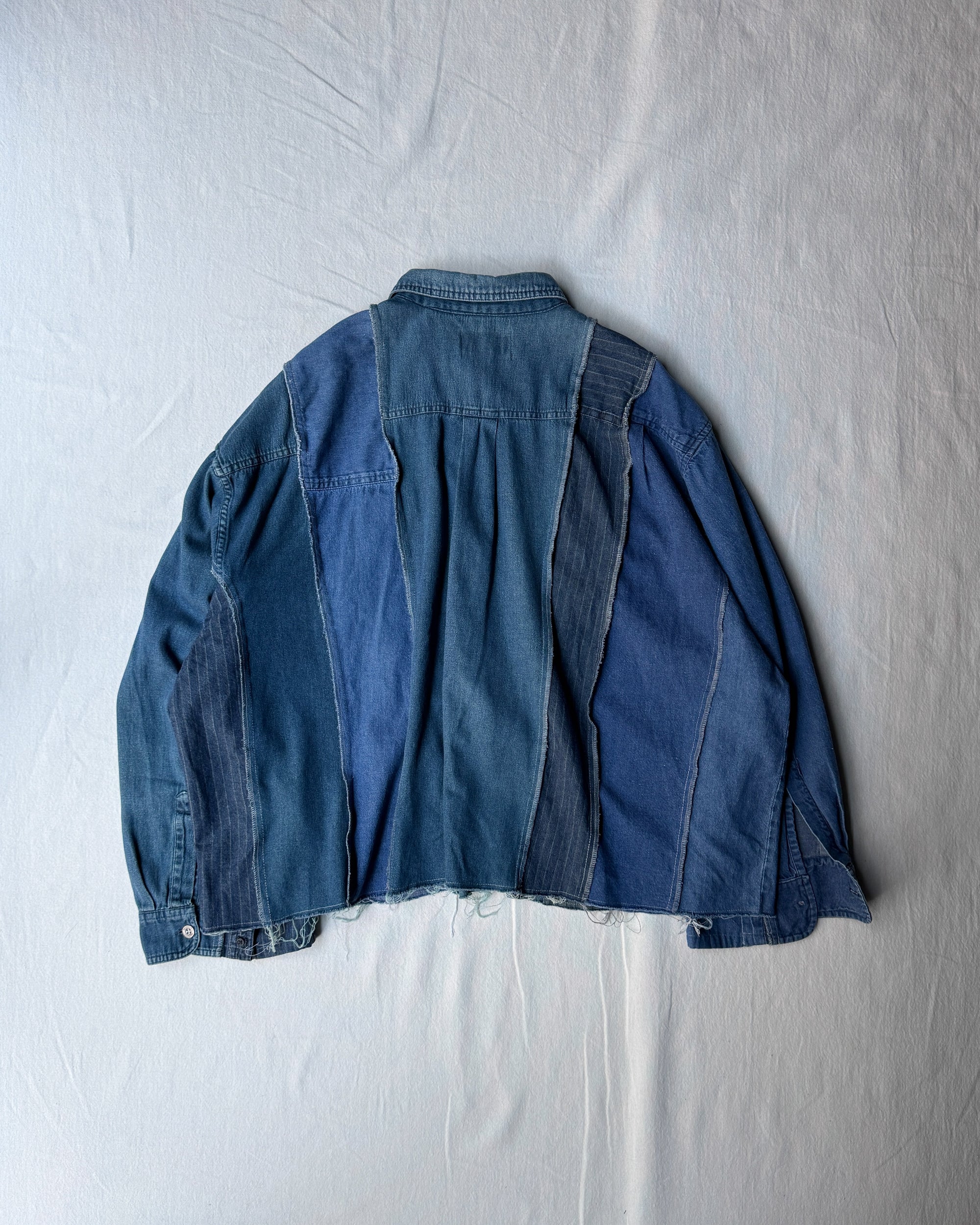ID25-028-F / docking over denim shirt jacket【B】