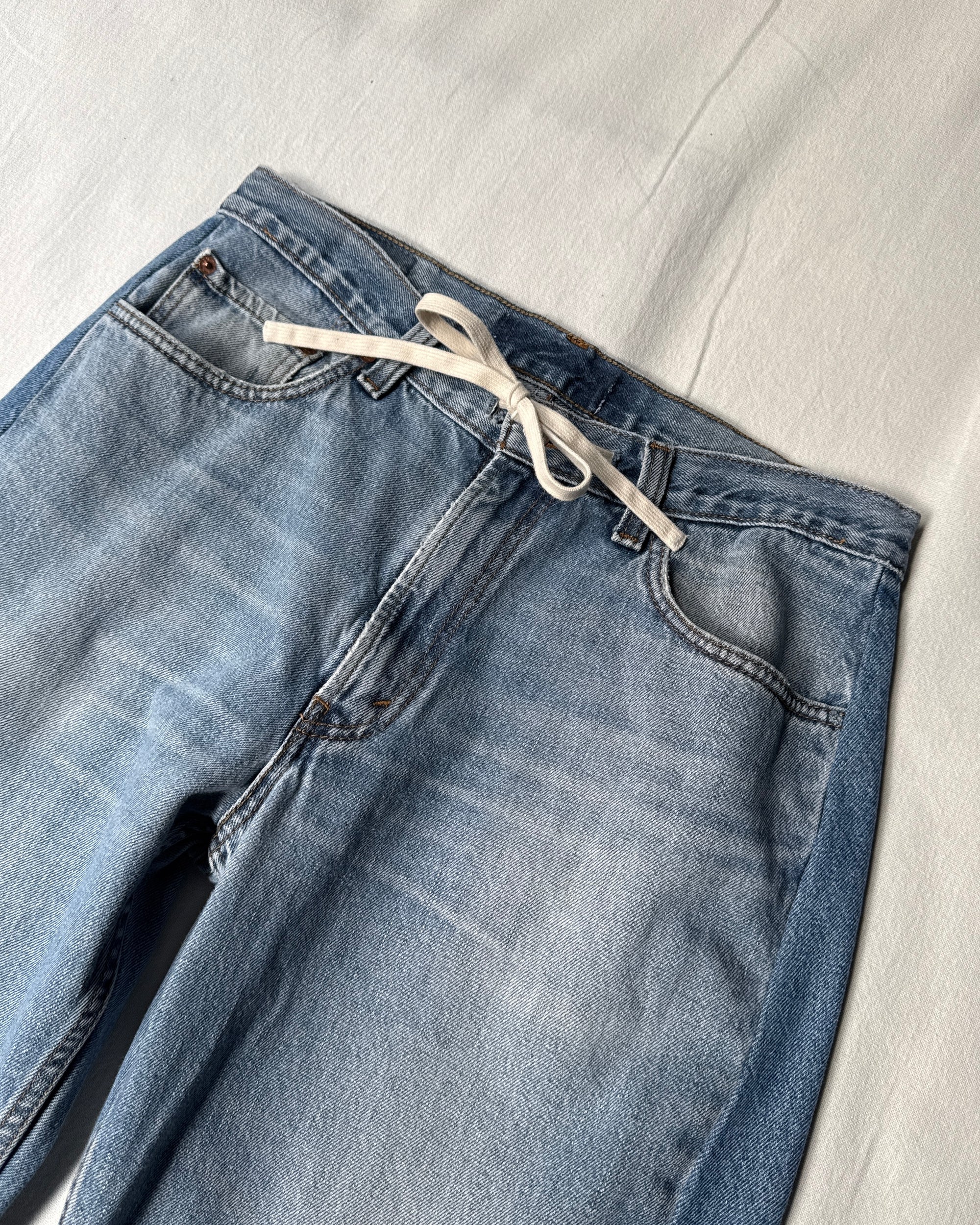 ID25-005-01-F / wide leg easy denim【D】