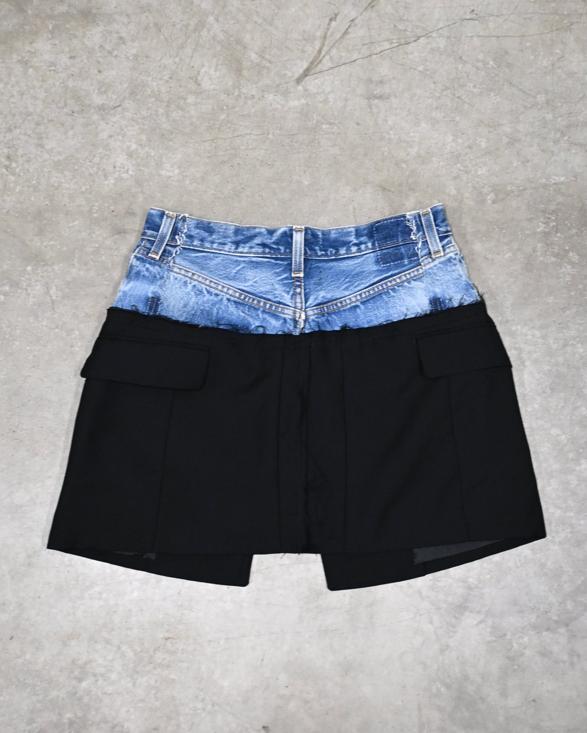 ID26-022-01-M / fake layered skirt 【A】