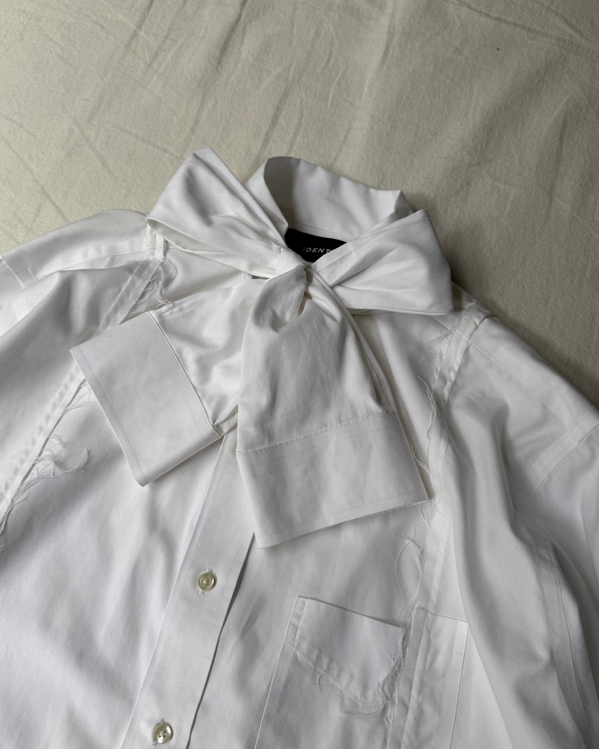 ID26-004-F / docking ribbon shirt【B】