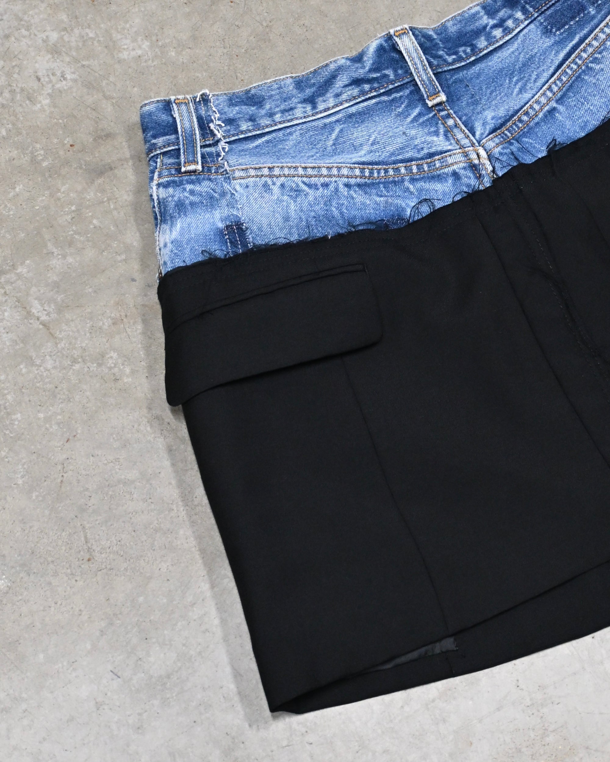 ID26-022-01-M / fake layered skirt 【A】