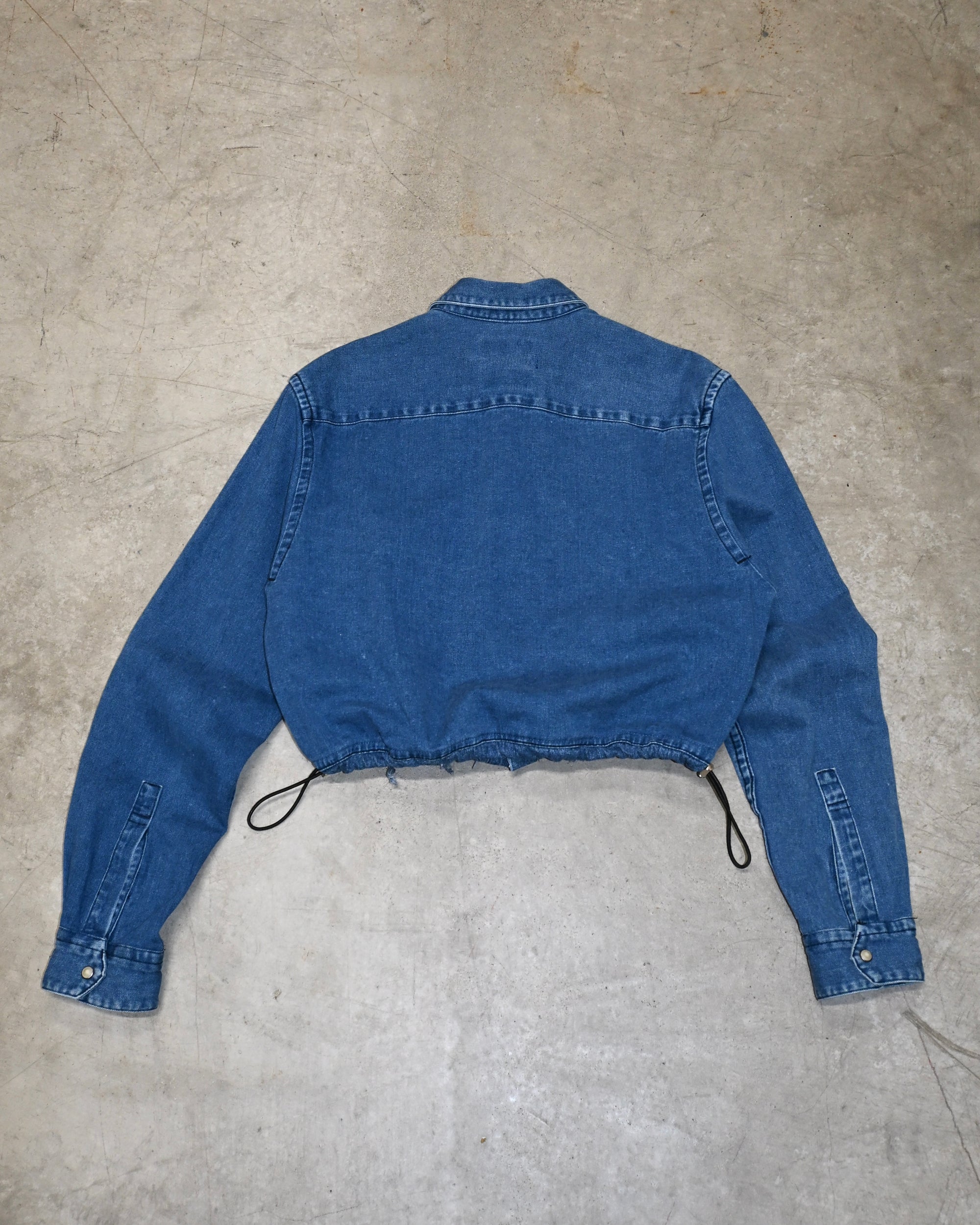 ID26-014-04-F / denim frill shirt 【B】