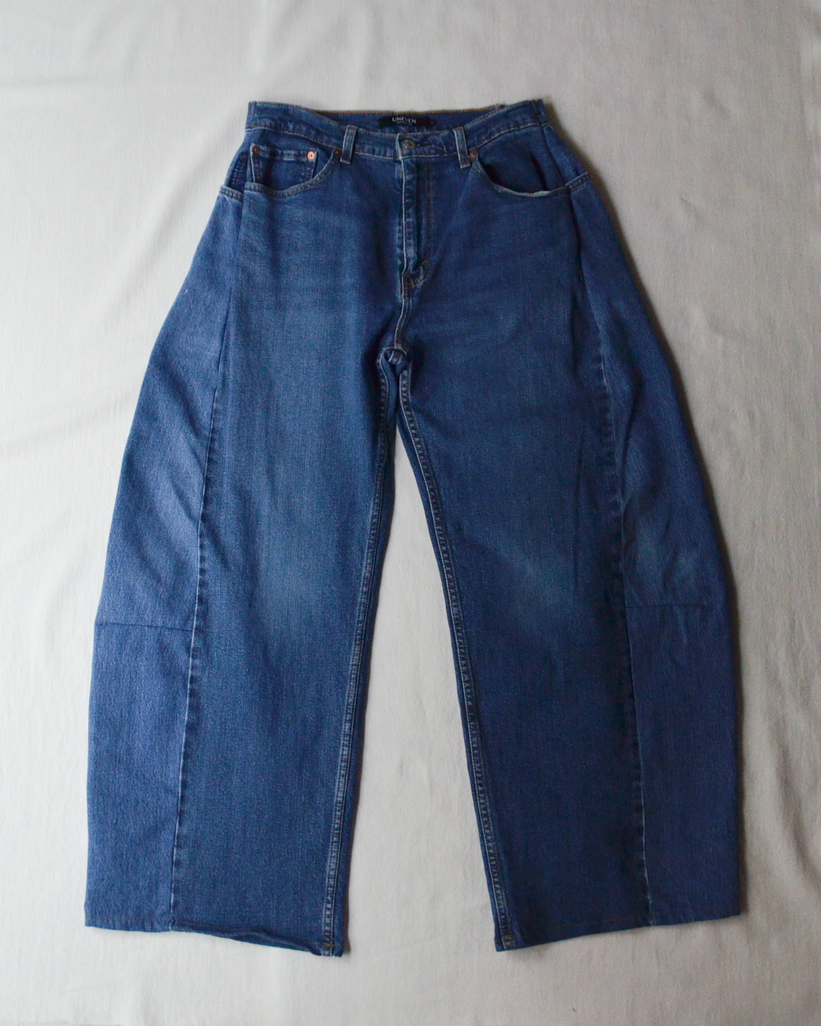 RE-010-18 / curve buggy denim【E】