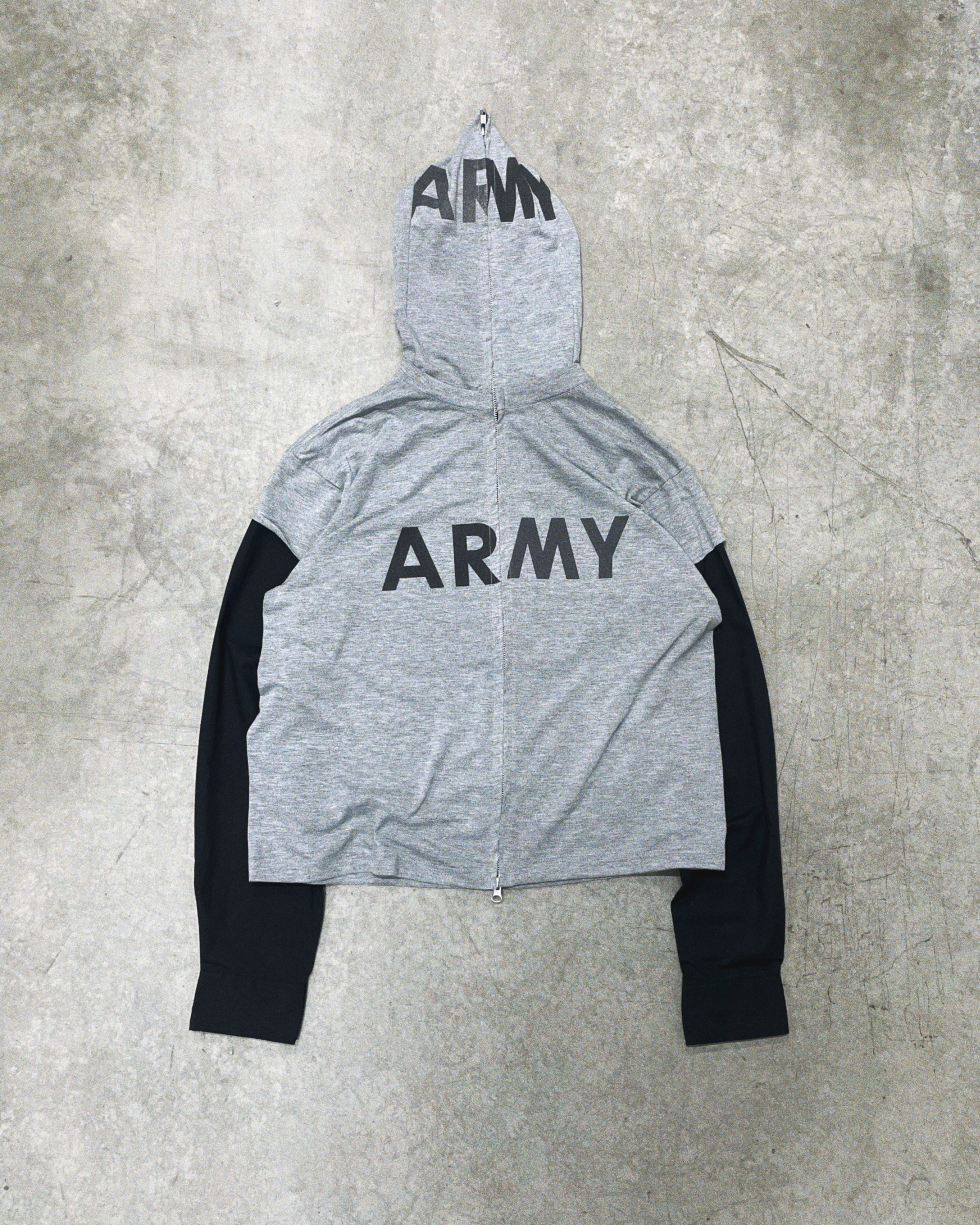 ID26-037-F / layered ARMY top【A】