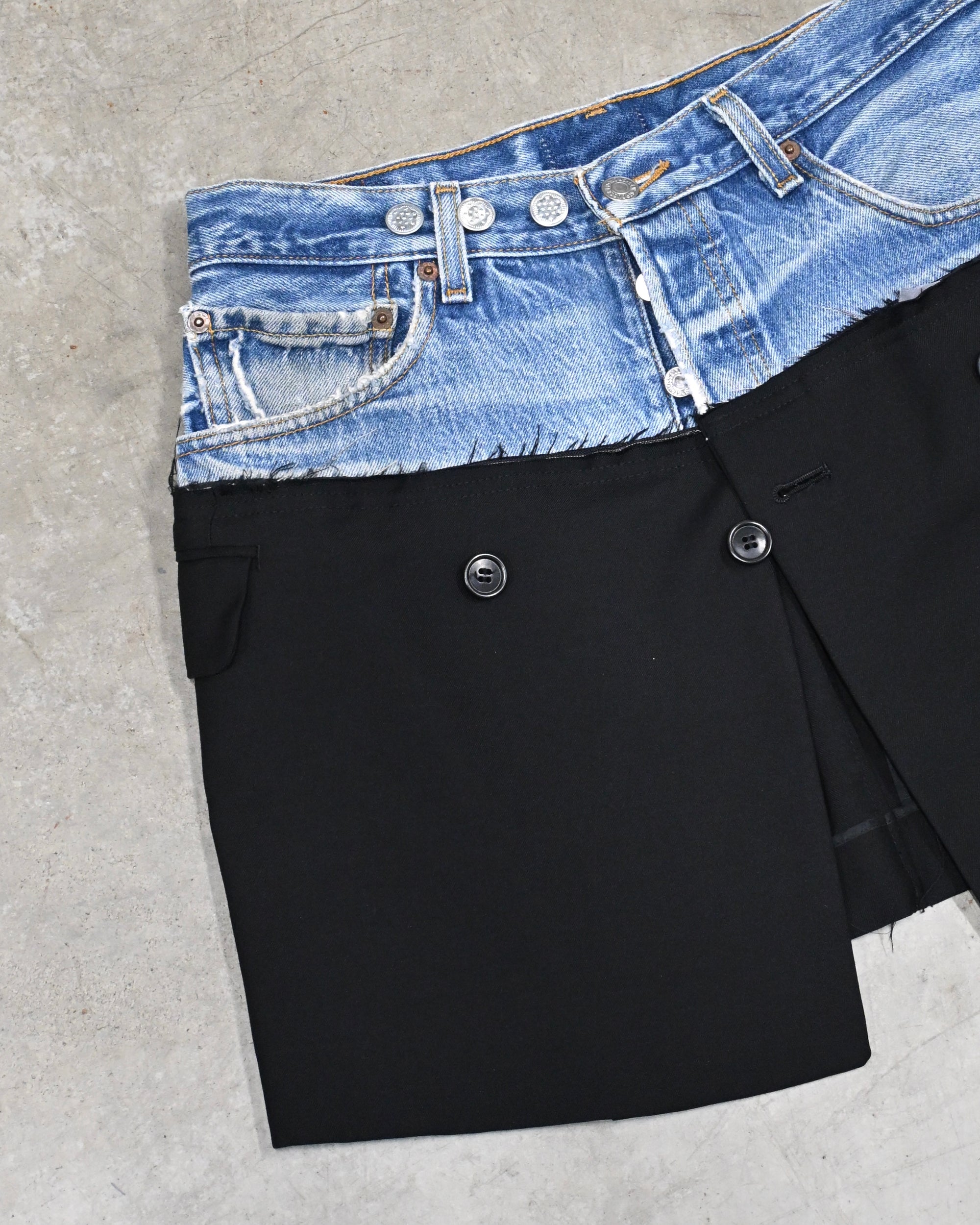 ID26-022-01-M / fake layered skirt 【A】