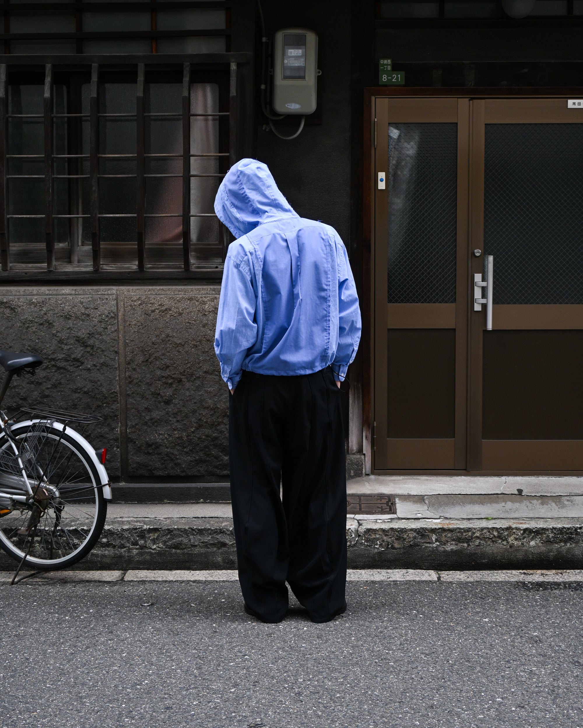 ID26-015-01-F / docking shirt hoodie 【B】