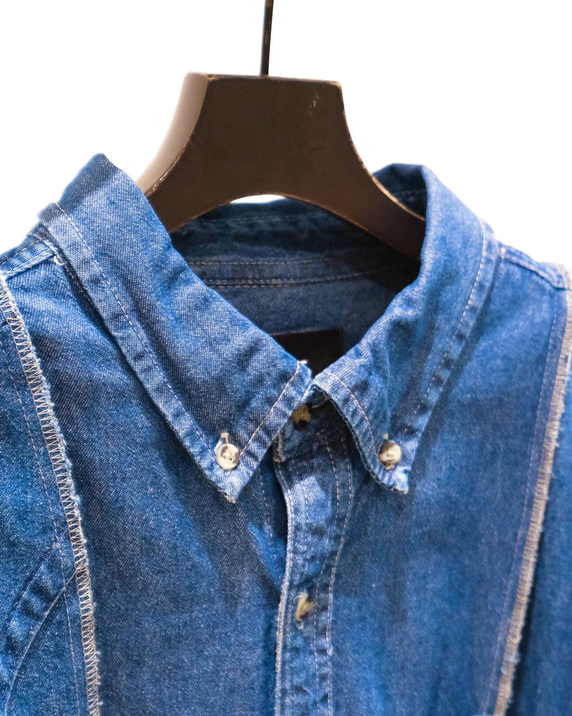 ID25-028-F / docking over denim shirt jacket【C】